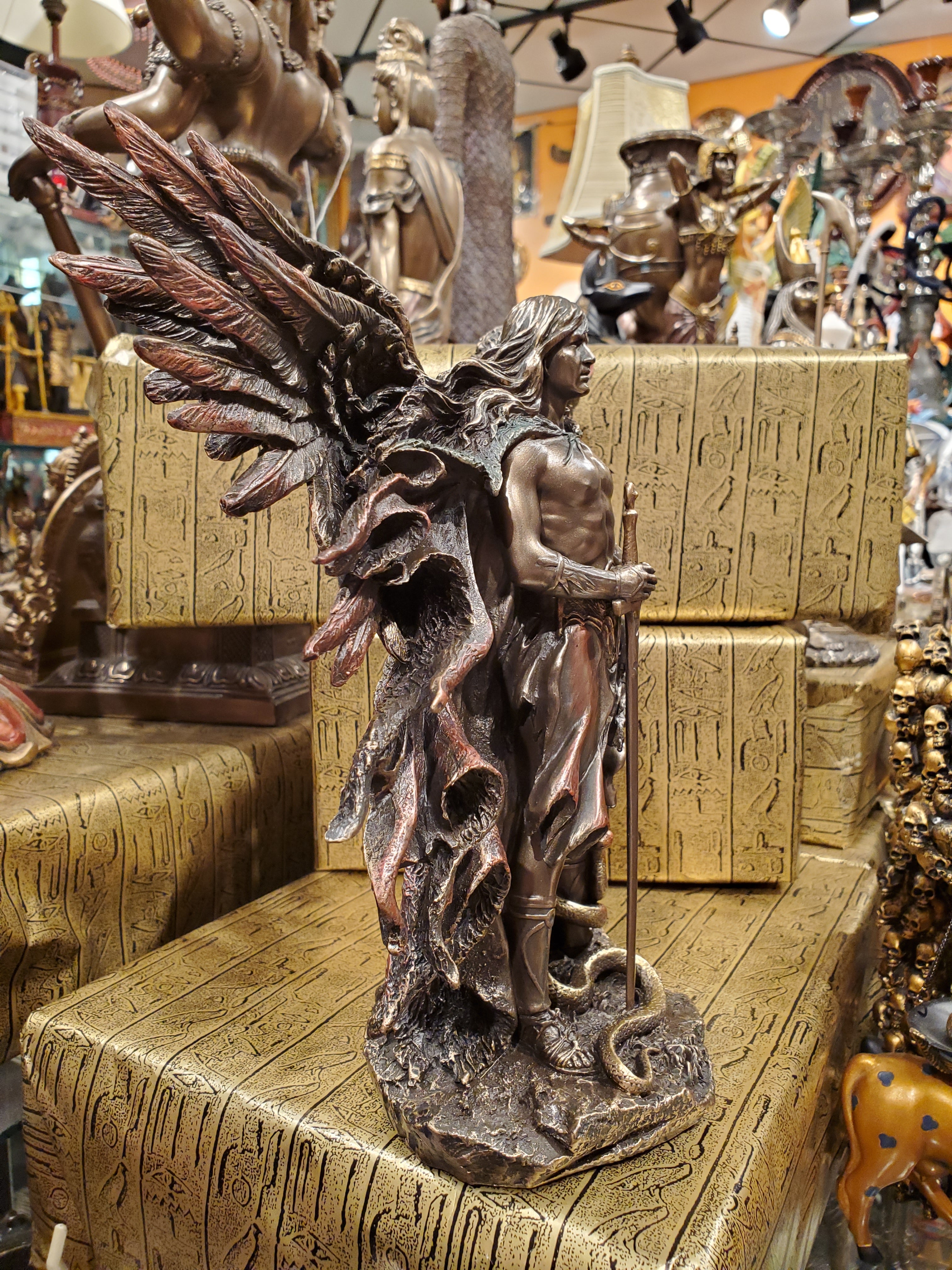 Six Winged Seraphim Statue - Seraph Guardian Angel