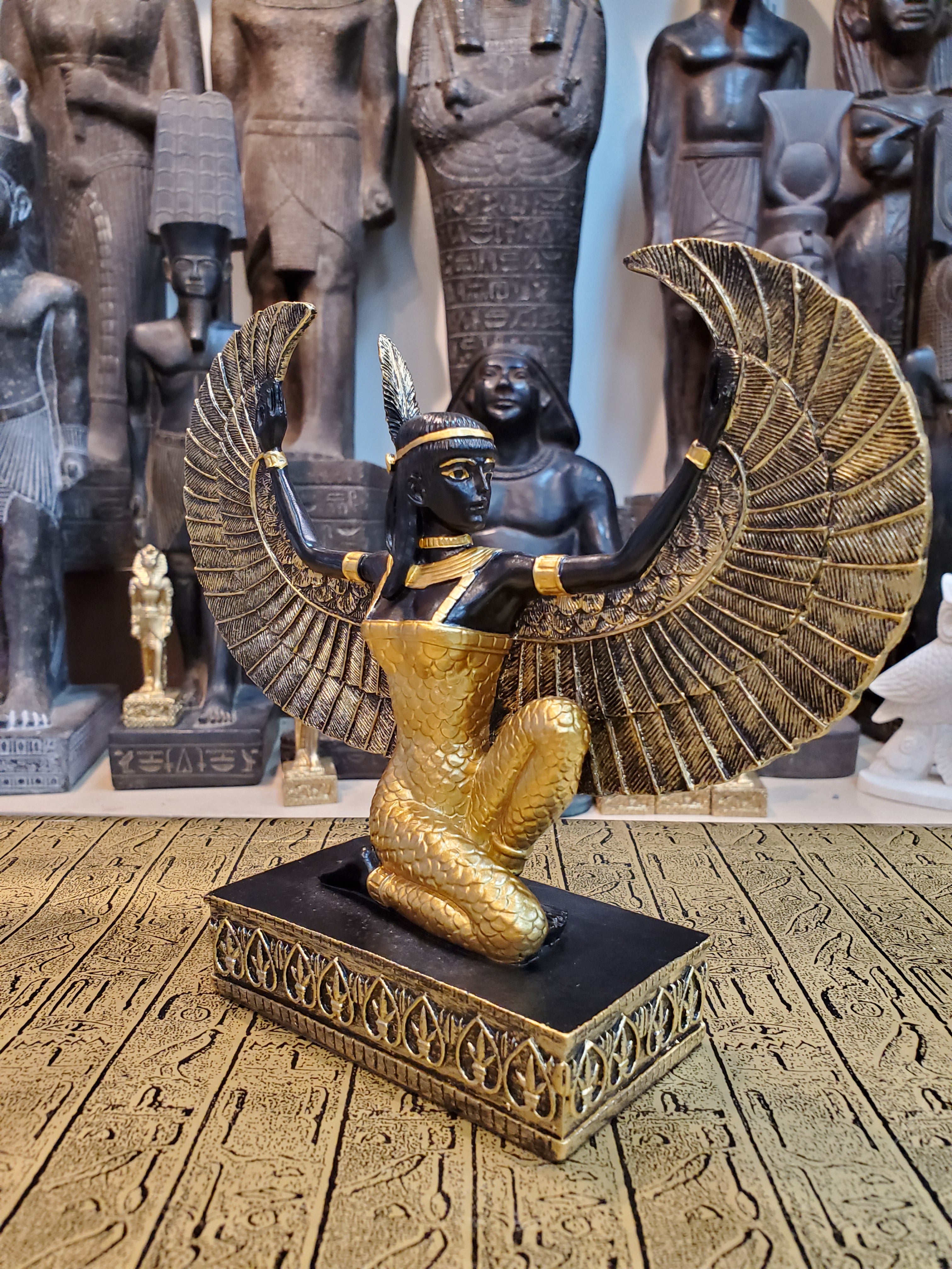 Ma'at Winged Statue