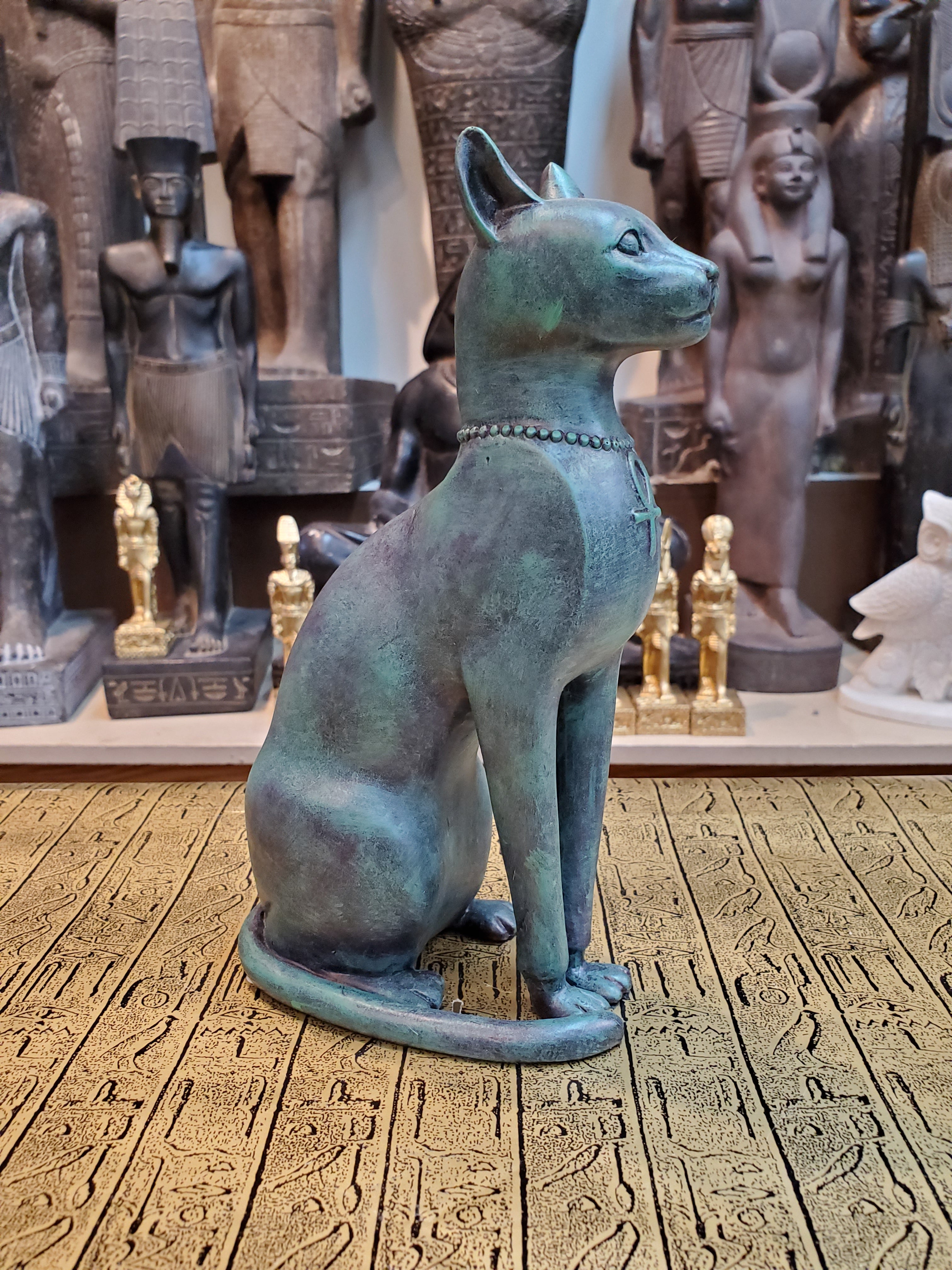 Bastet Statue - Bronze Finish