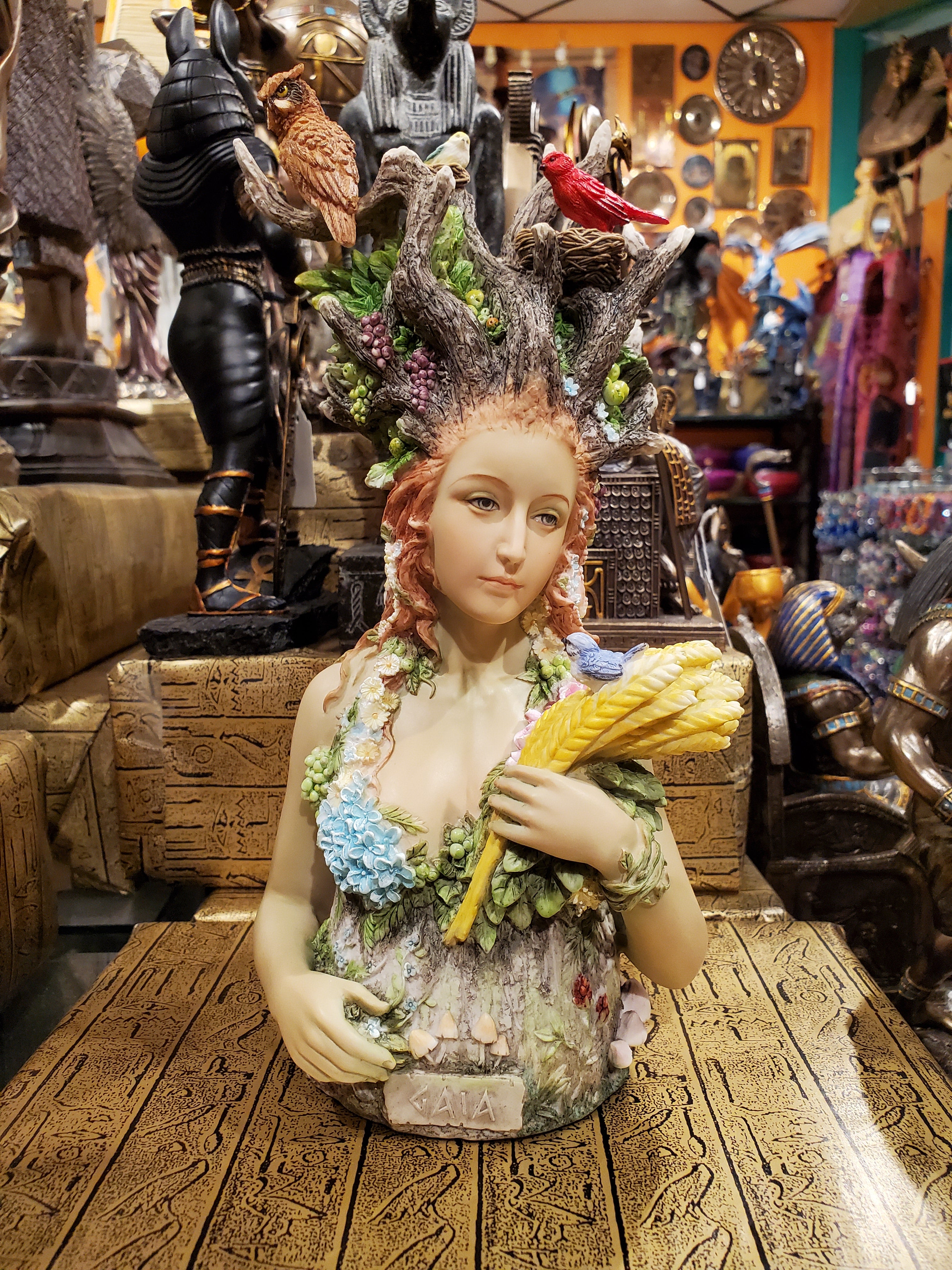 Gaia Mother Earth Goddess Statue