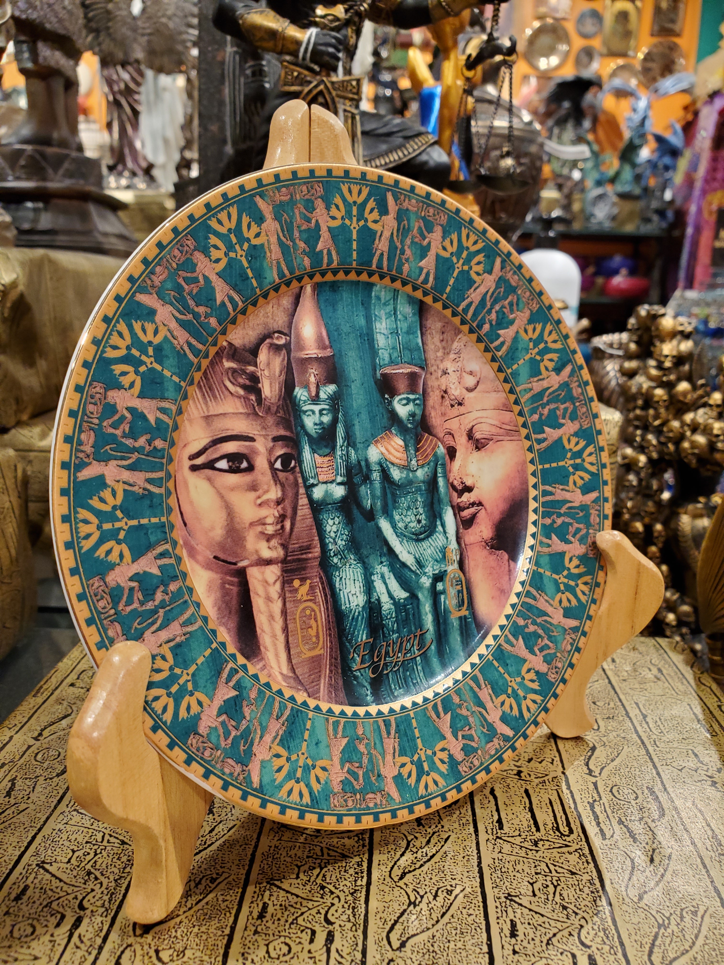 Pharaoh Porcelain Plate