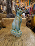 Blue Bastet Statue