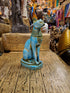 Blue Bastet Statue