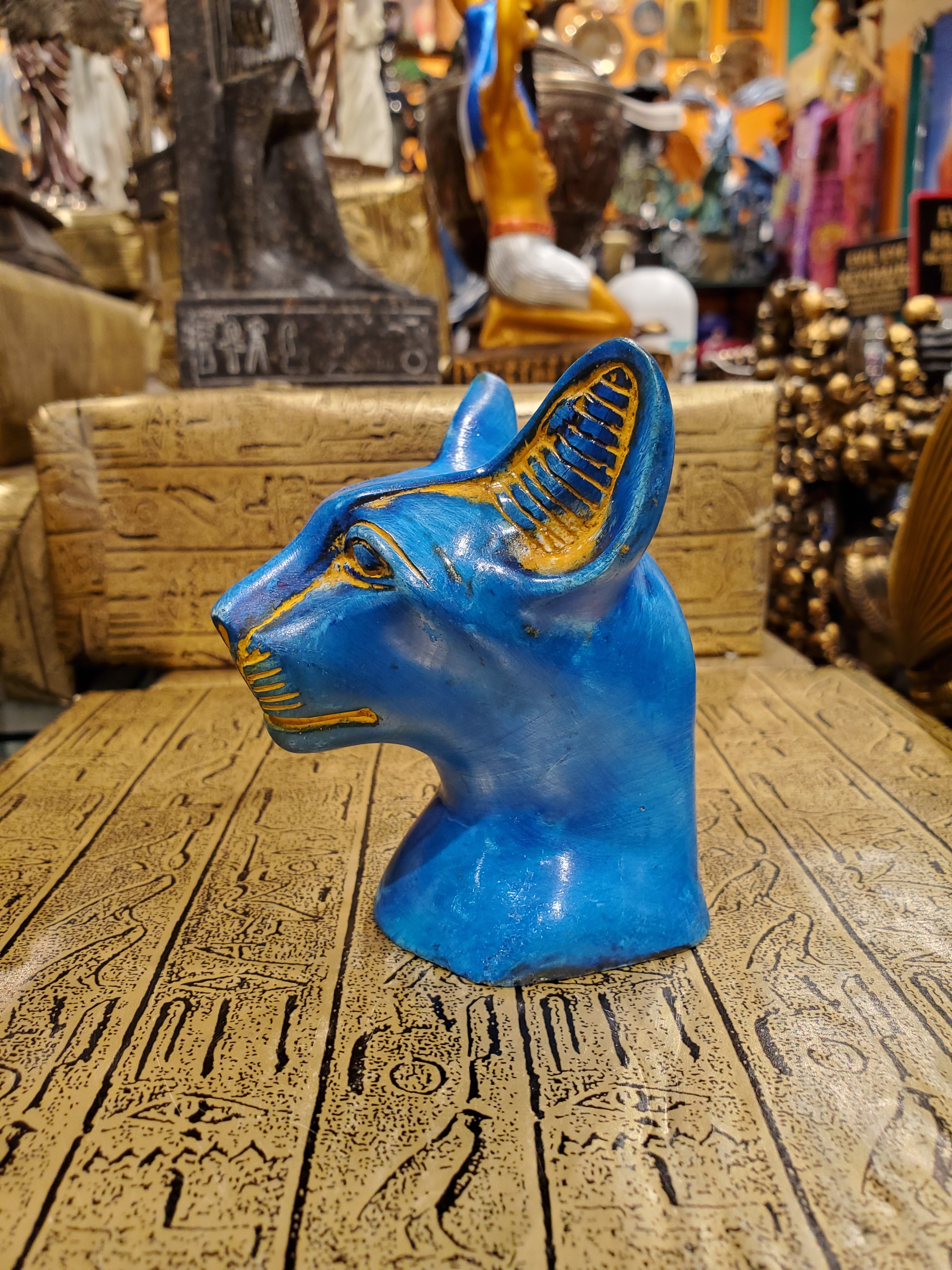 Goddess Bastet Head Bust