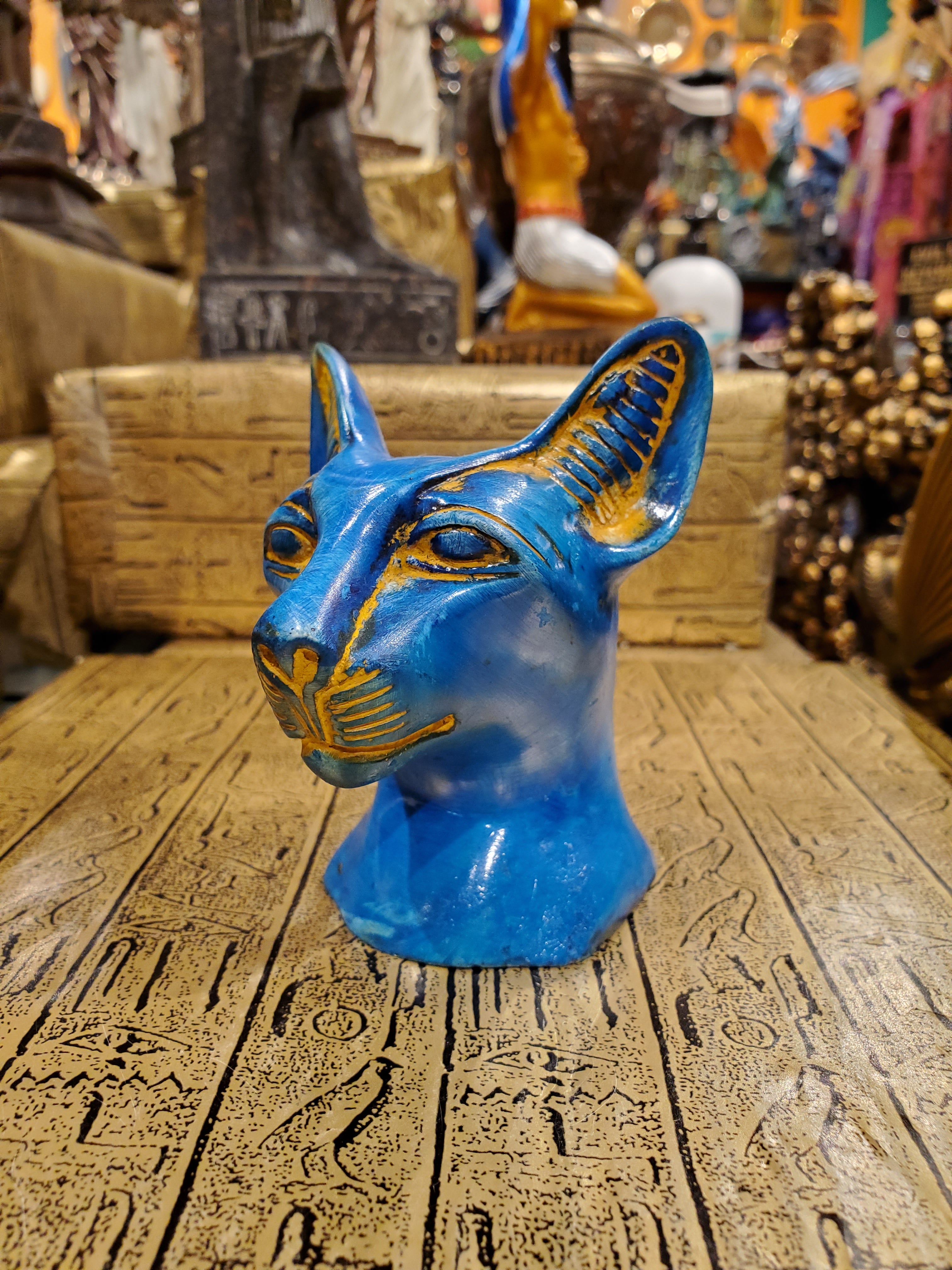 Goddess Bastet Head Bust