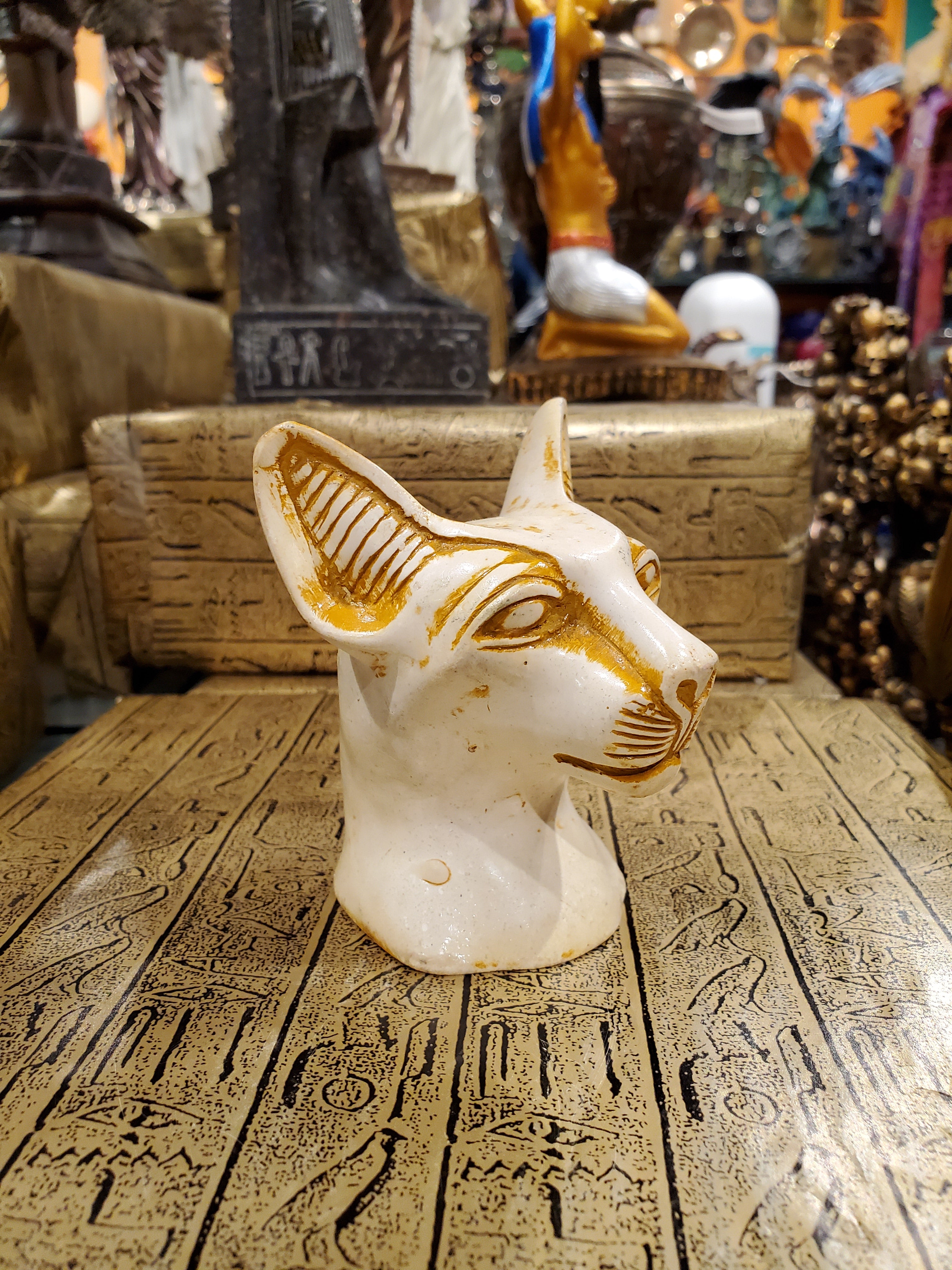 Goddess Bastet Head Bust