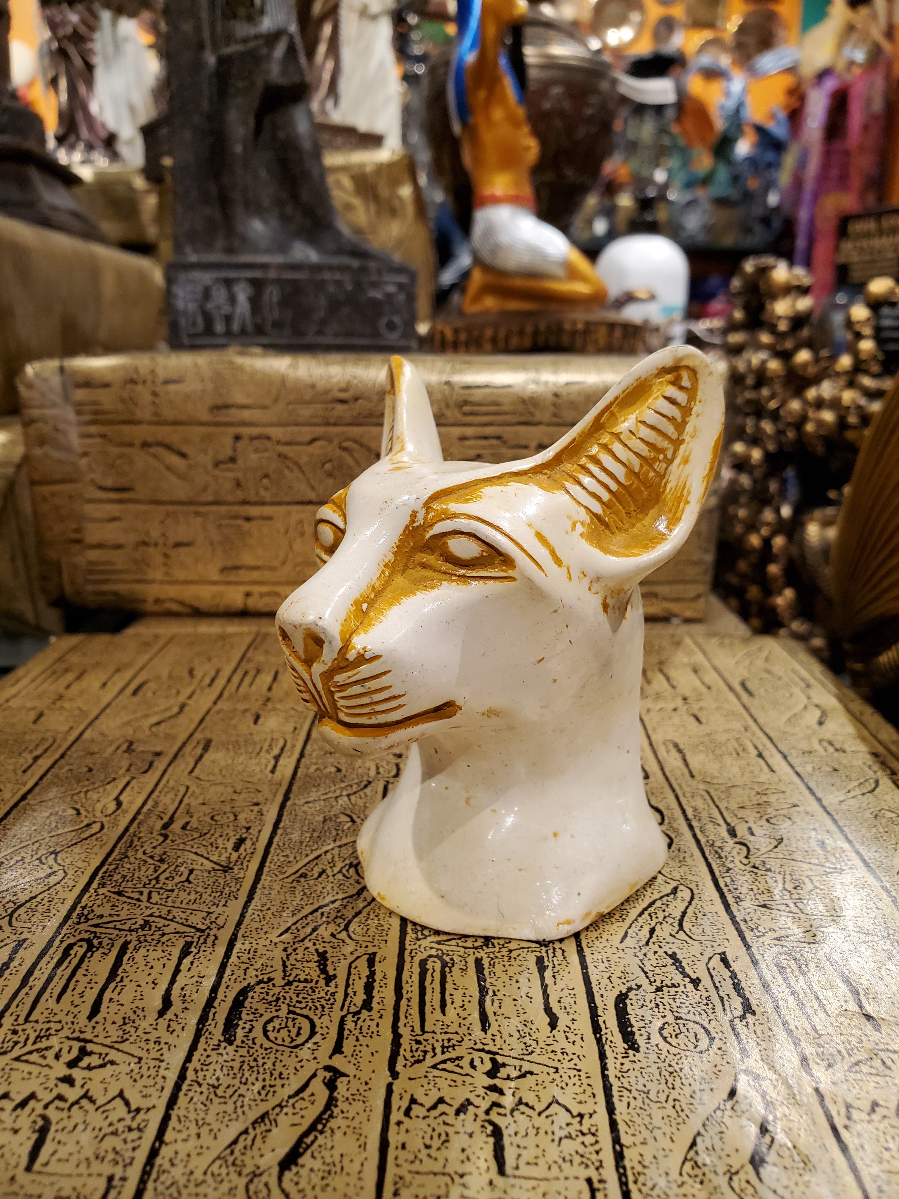 Goddess Bastet Head Bust