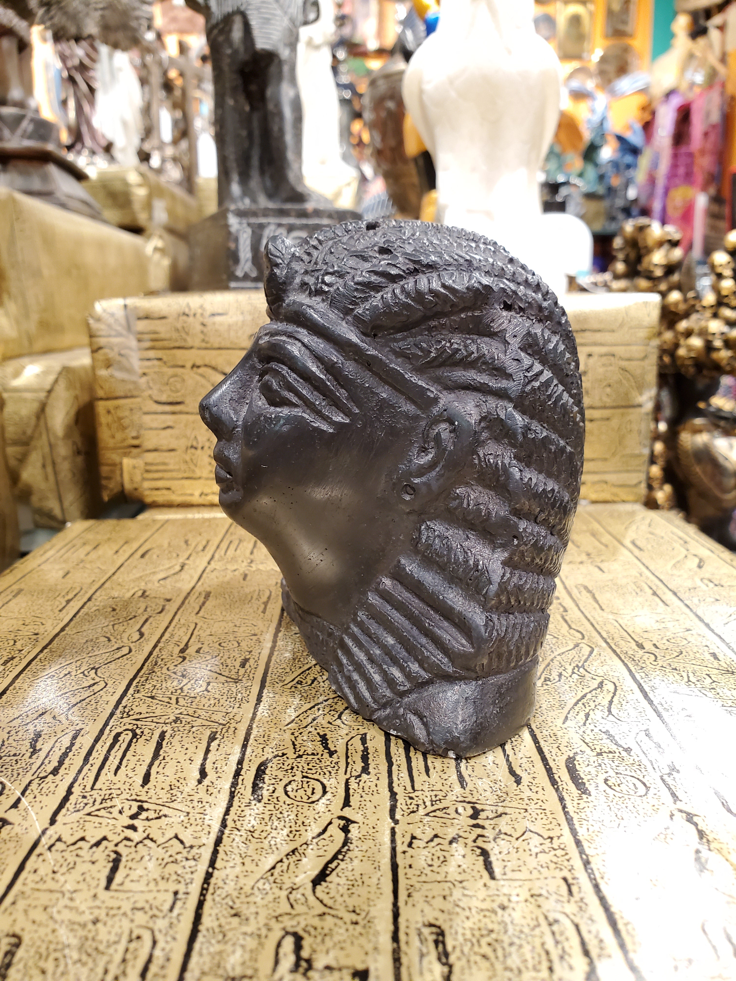 Stone Pharaoh Bust