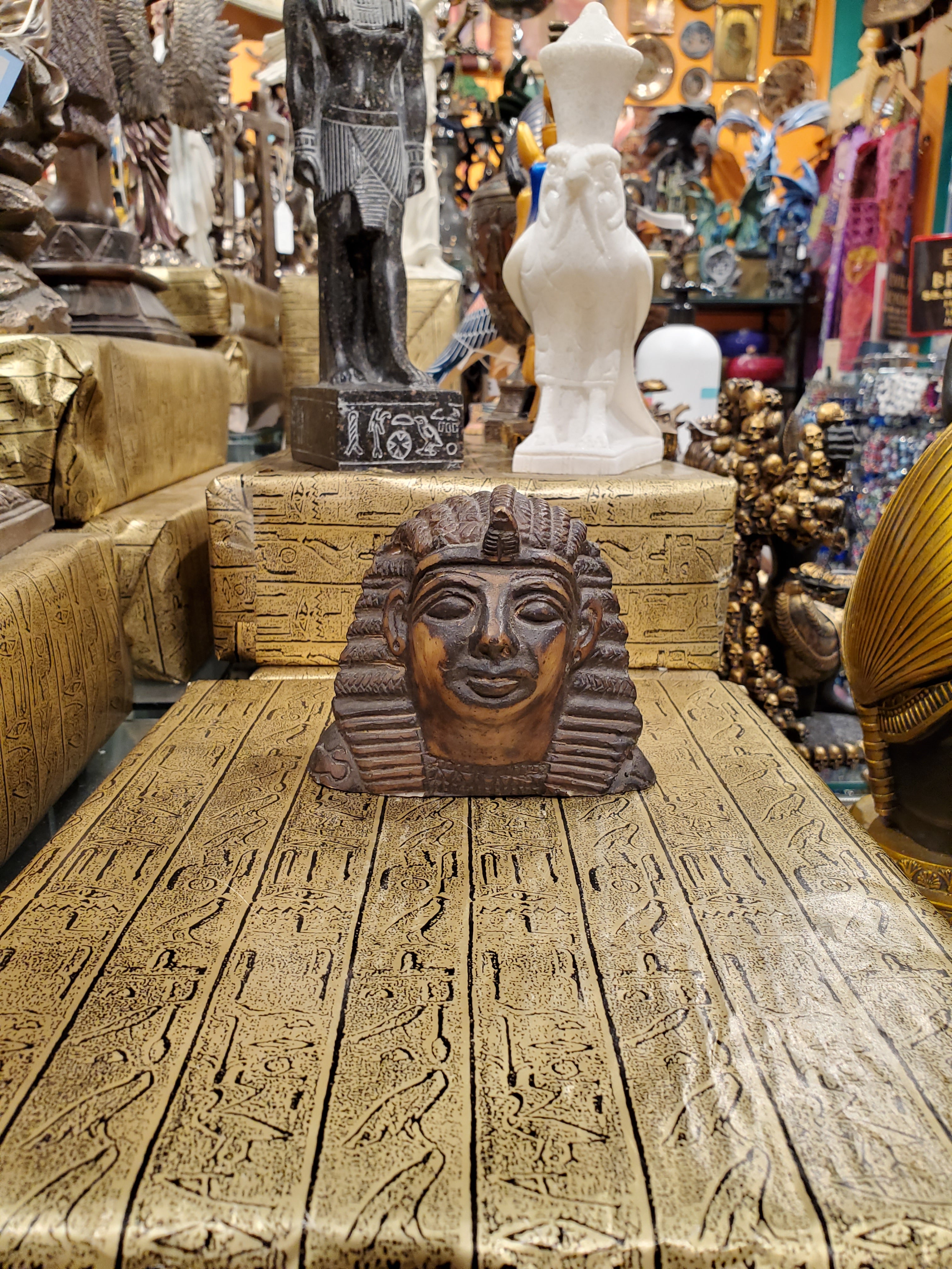 Stone Pharaoh Bust