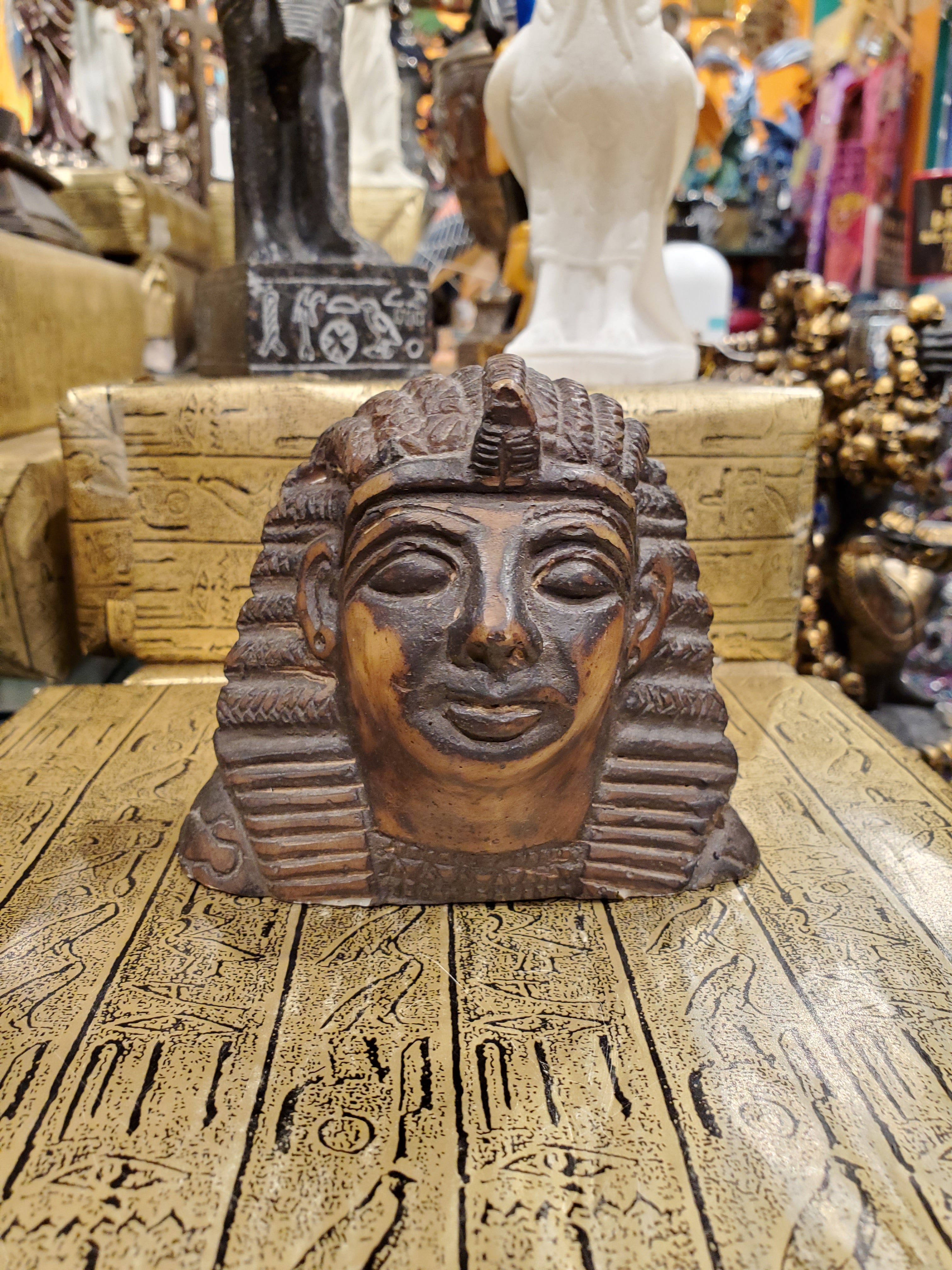 Stone Pharaoh Bust