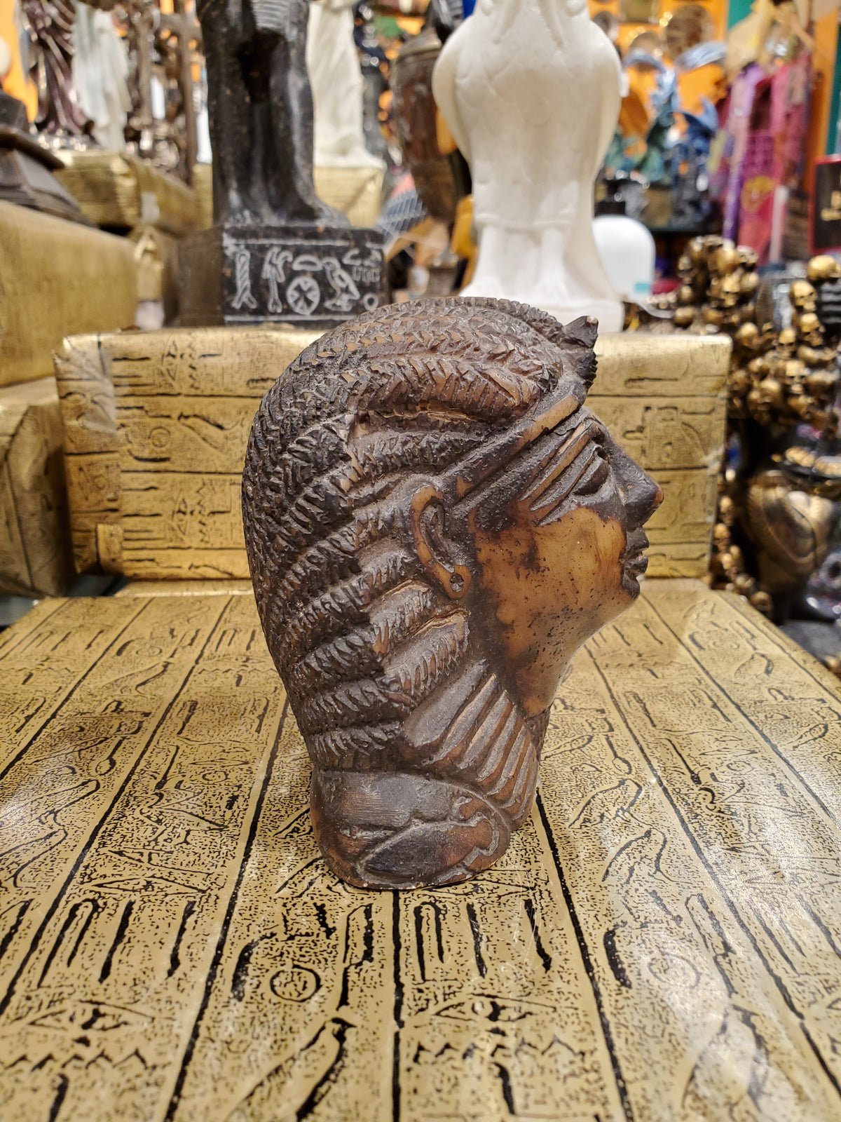 Stone Pharaoh Bust