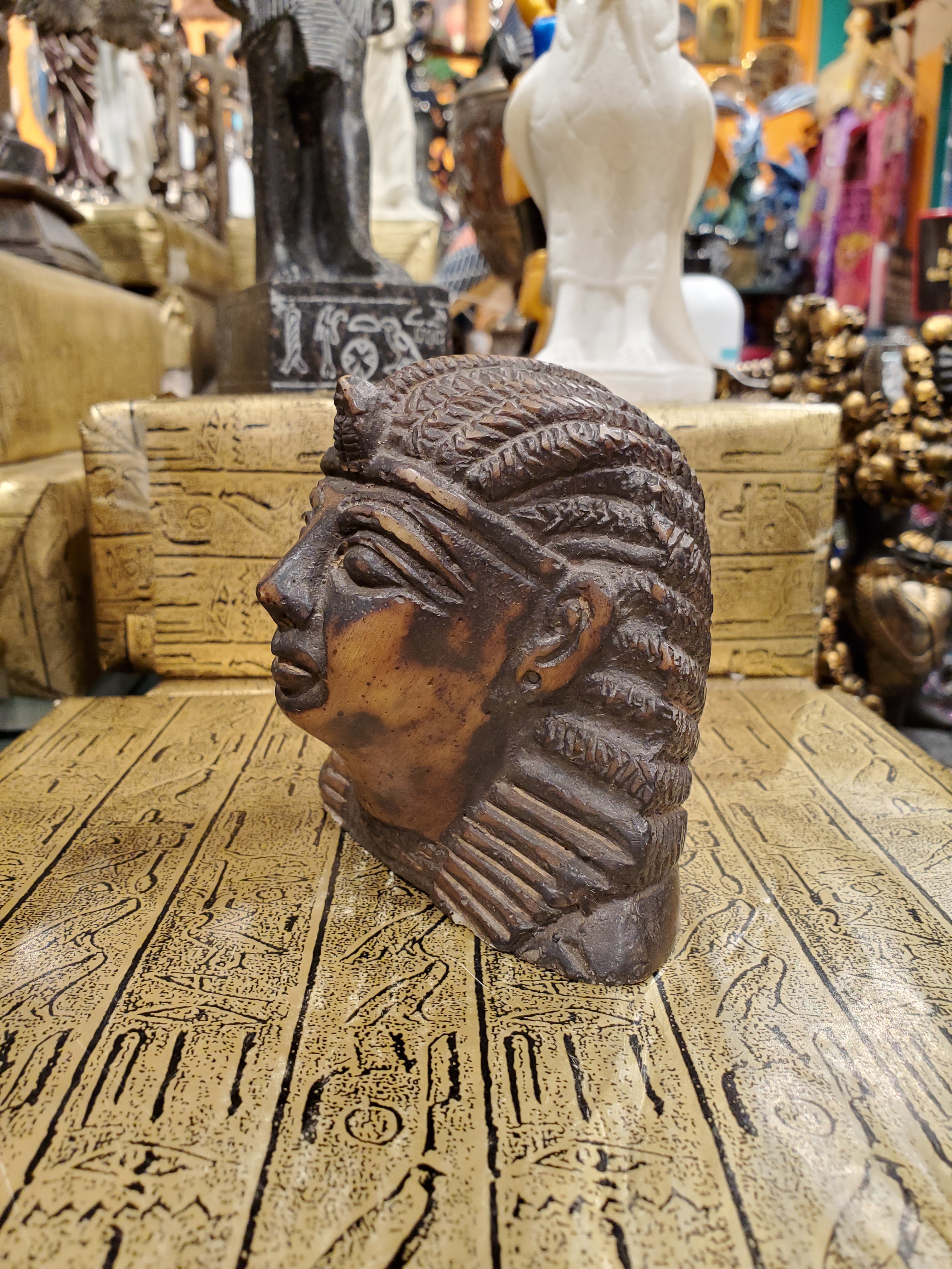 Stone Pharaoh Bust