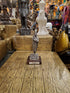 Pewter Cleopatra Statue on Wood Base