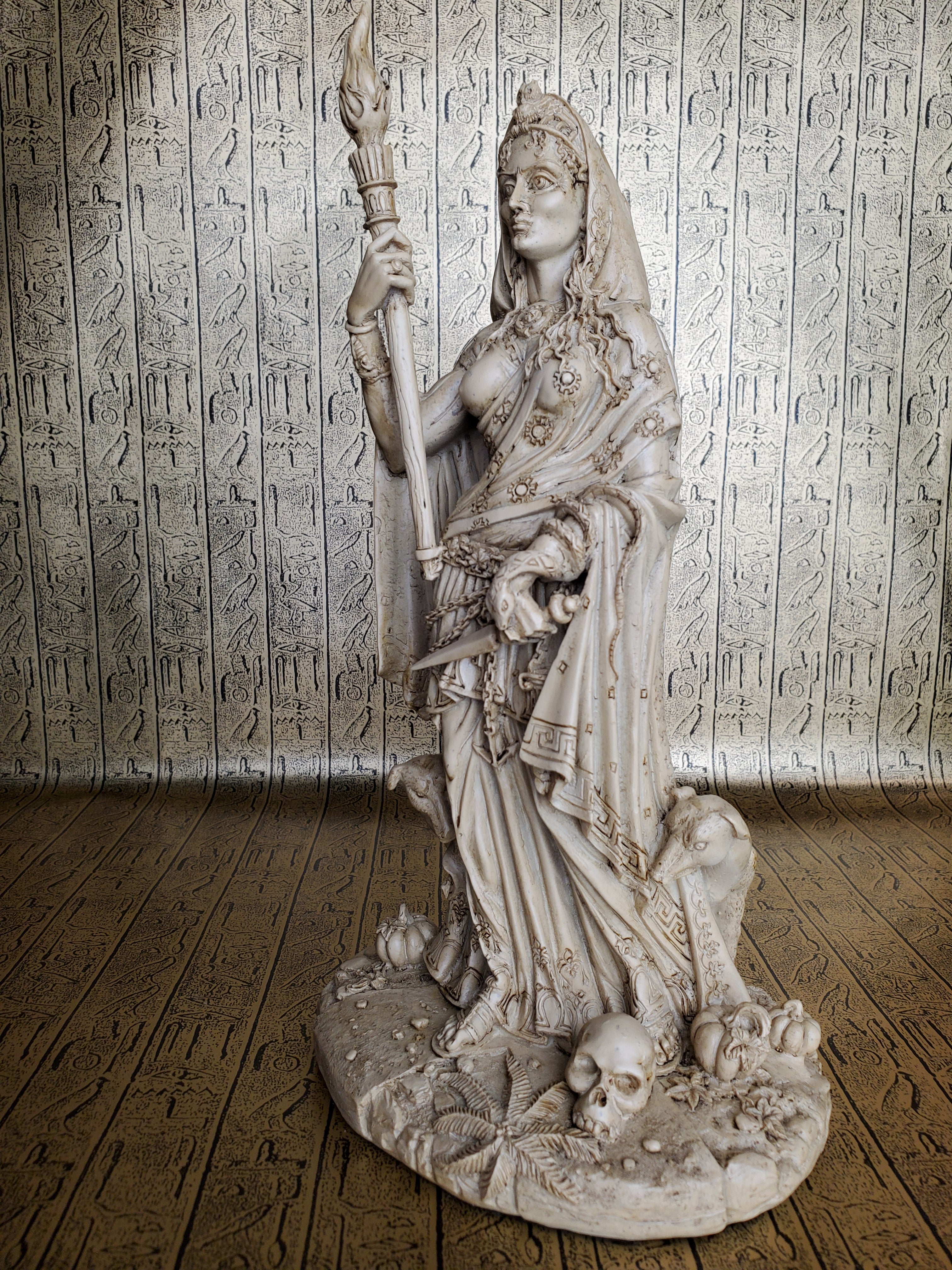 Hecate Greek Goddess of Magic Large - White