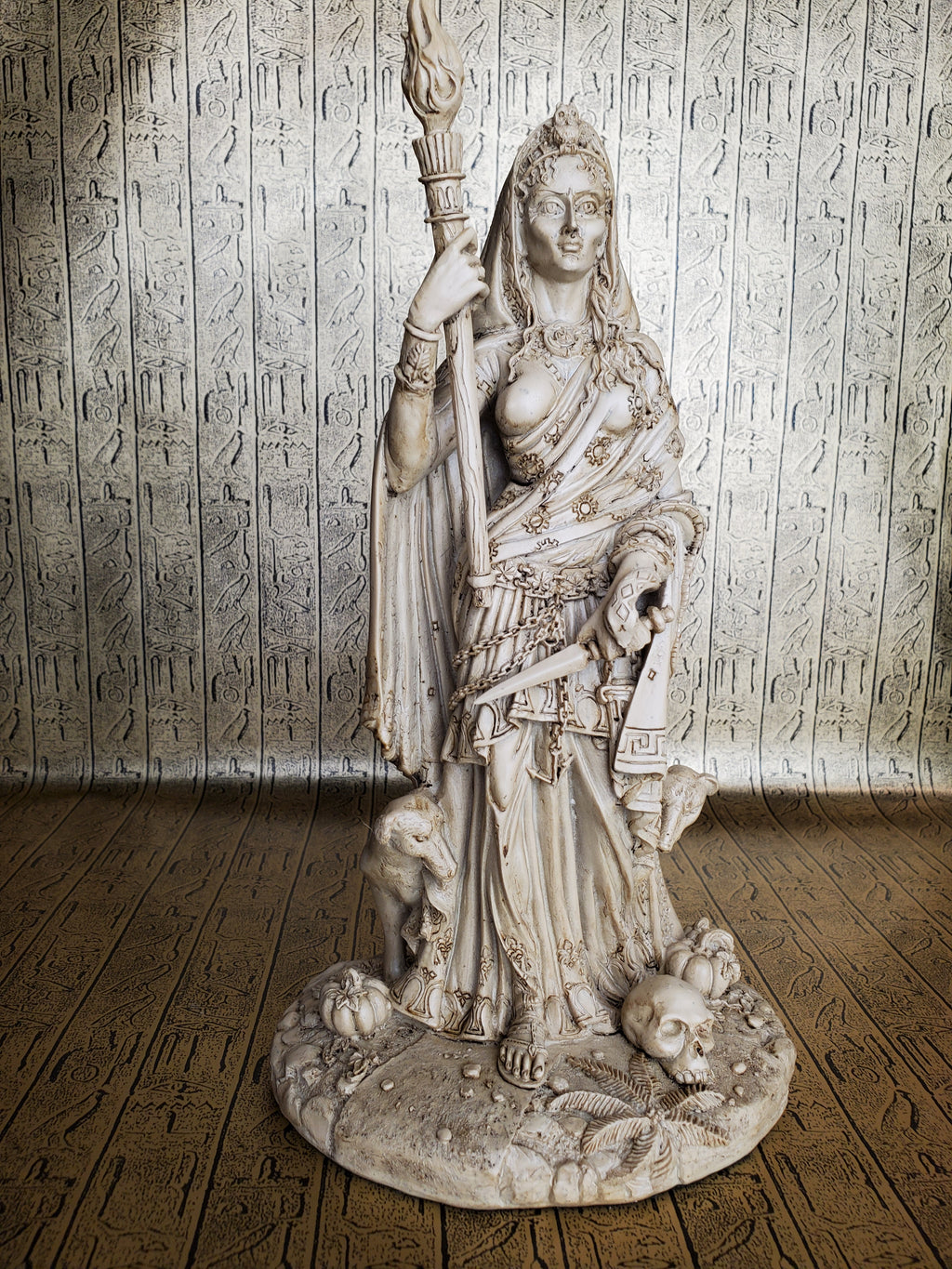 Hecate Greek Goddess of Magic Large - White