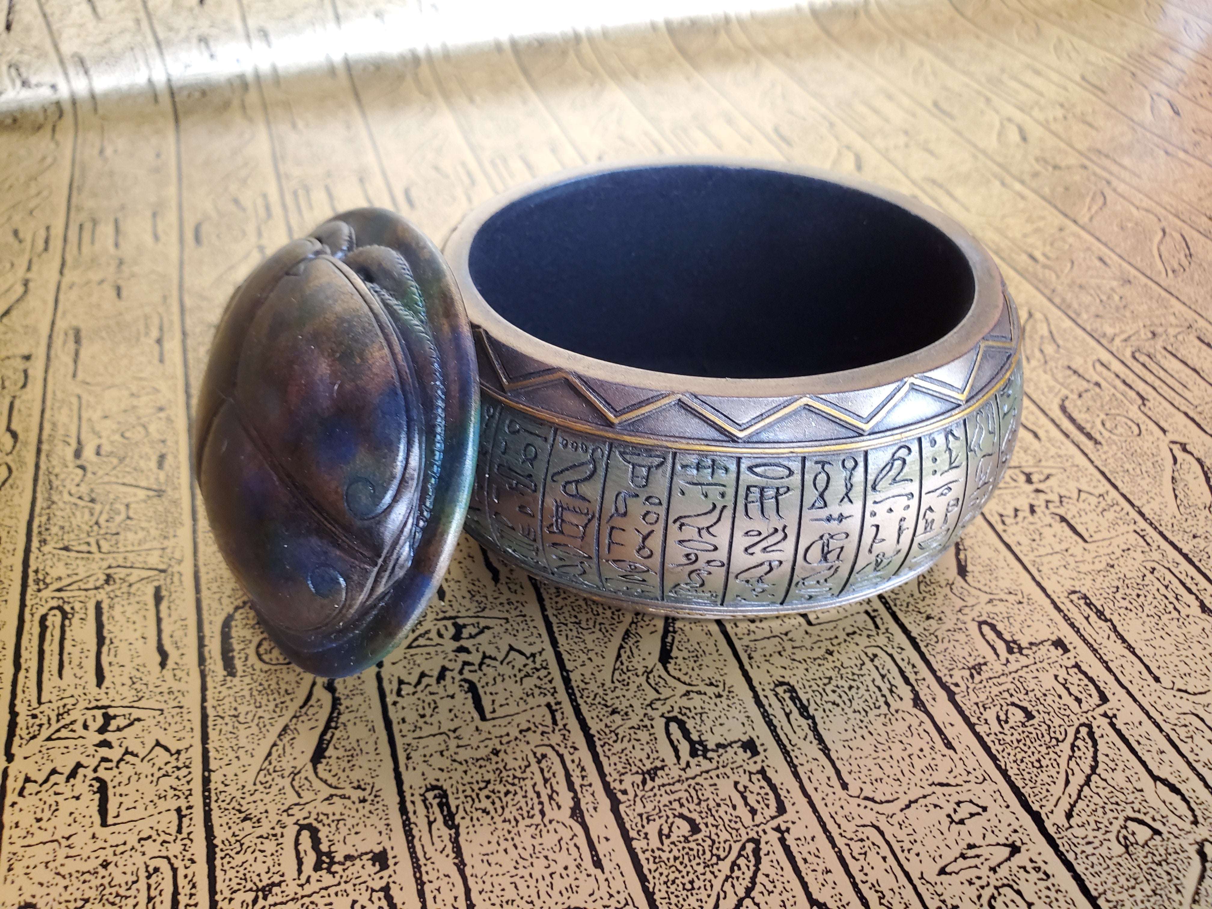 Emerald Scarab Trinket Box