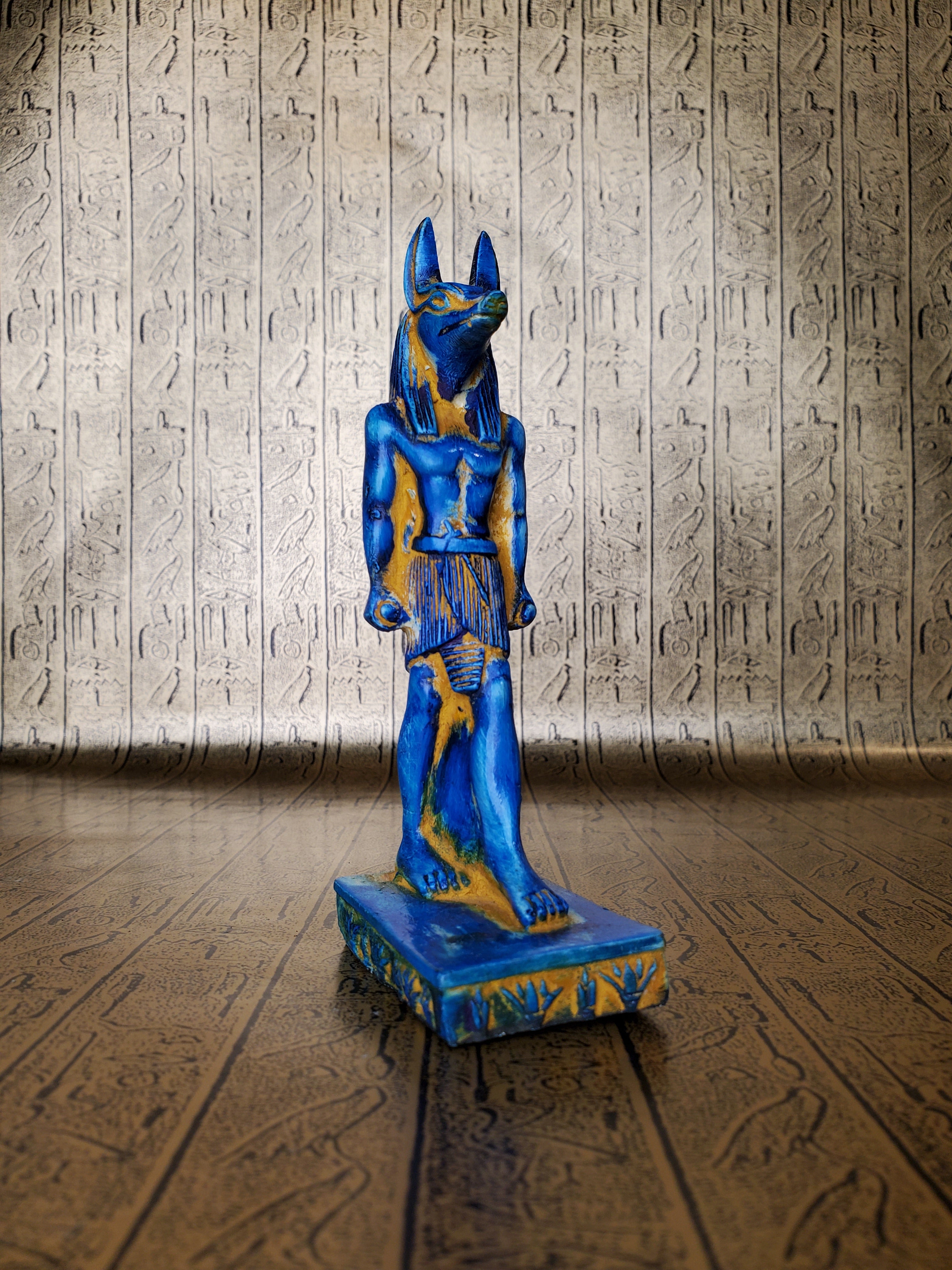 Anubis Statue - Faux Faience