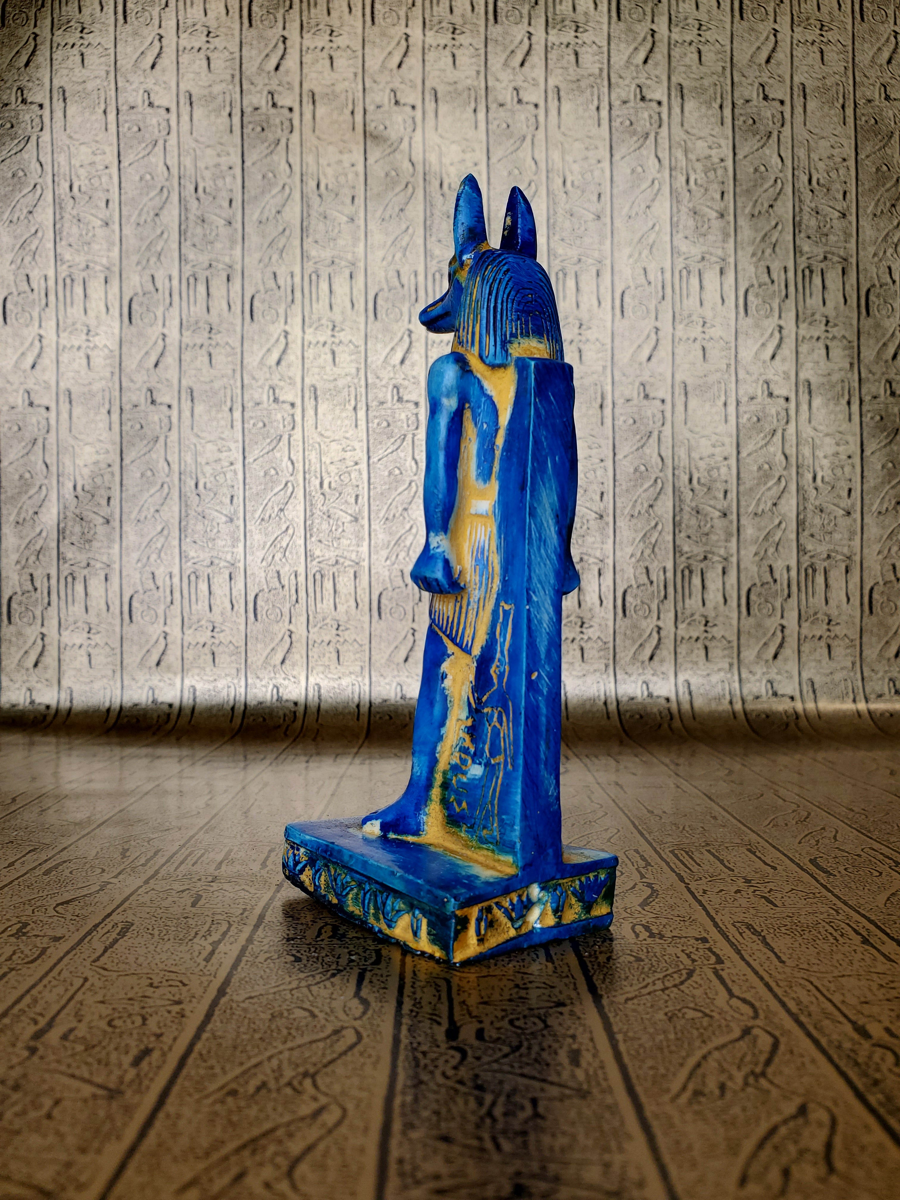 Anubis Statue - Faux Faience