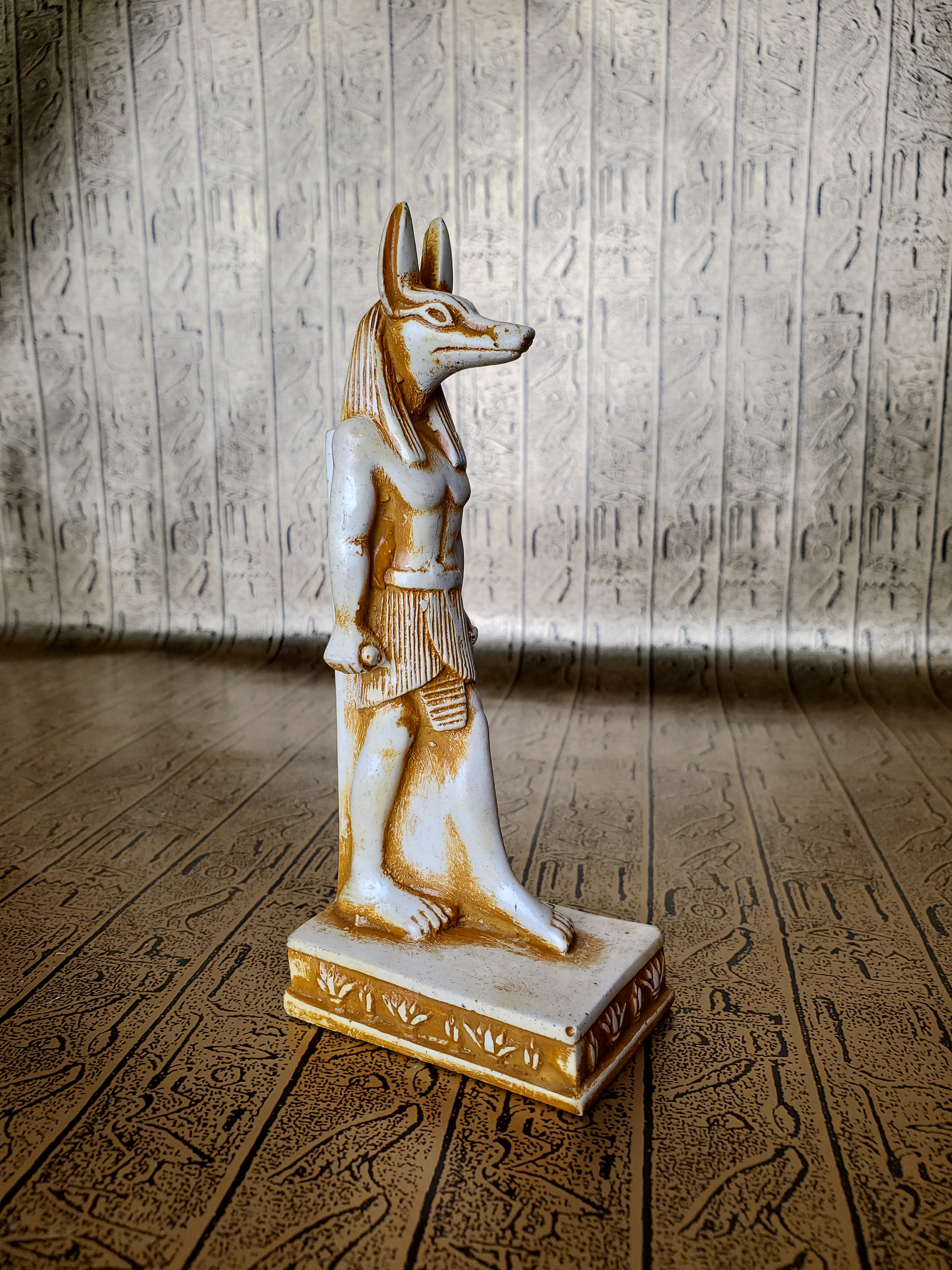 Anubis Statue - Faux Faience