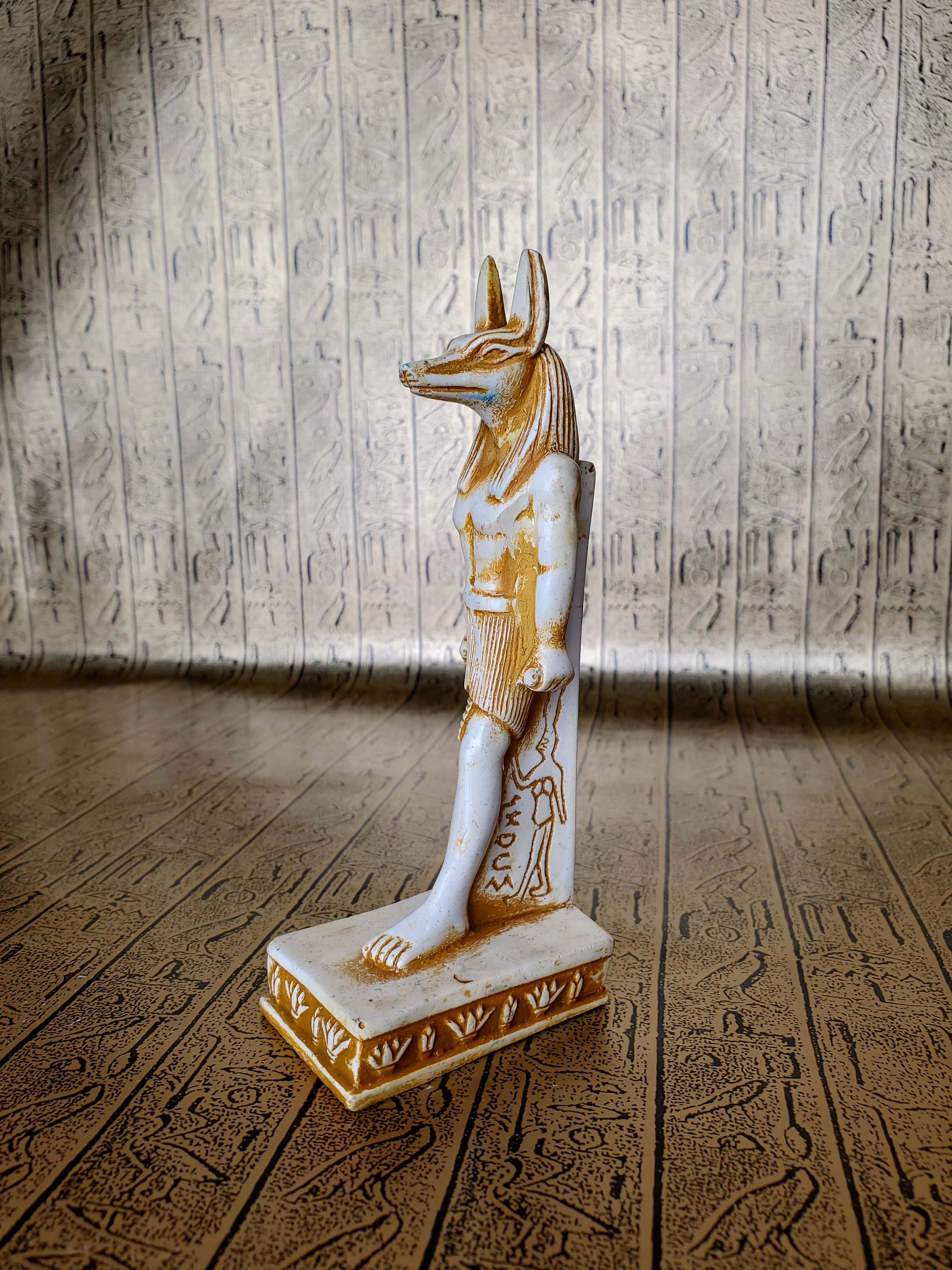 Anubis Statue - Faux Faience