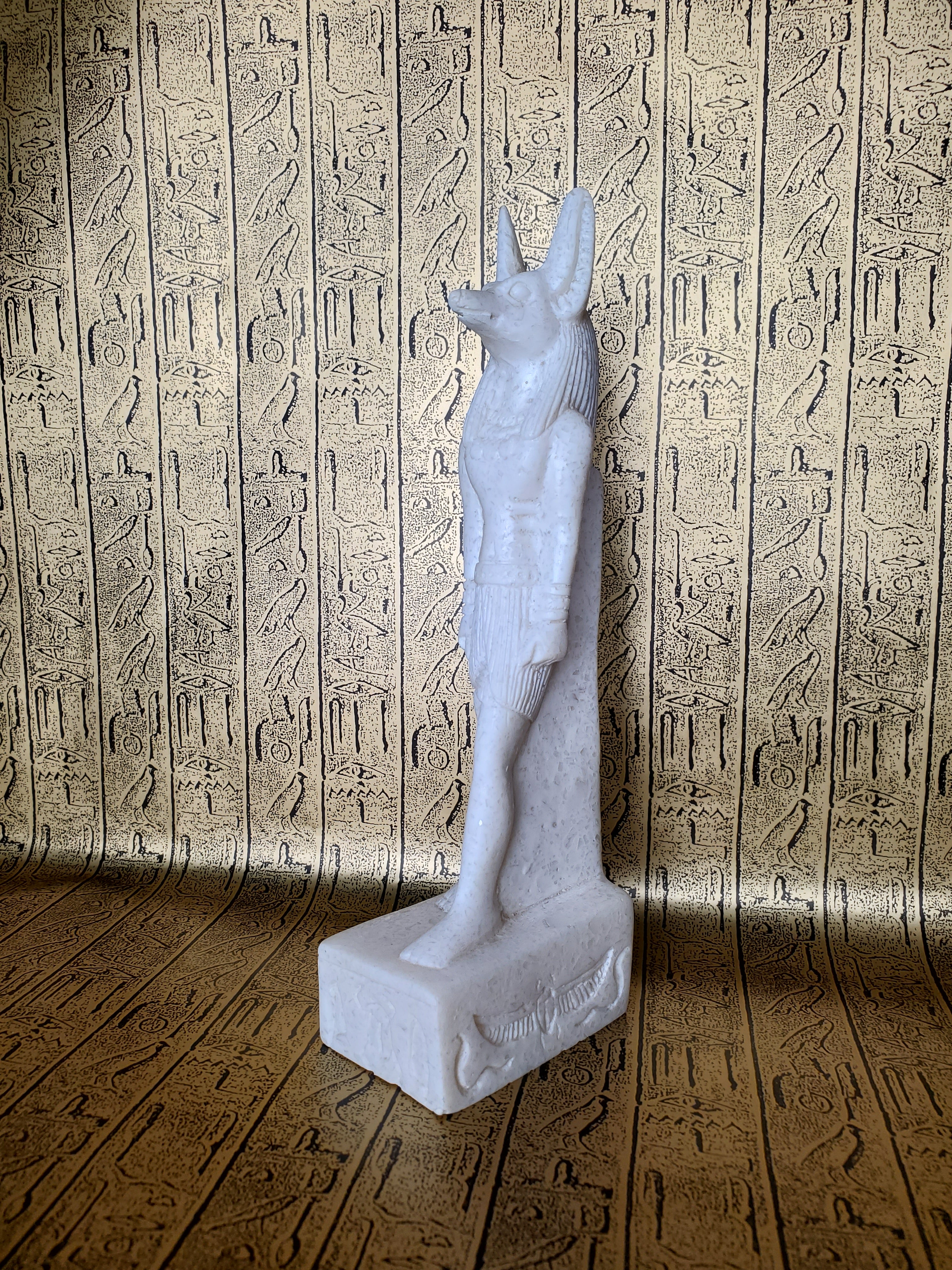 Anubis Alabaster Statue