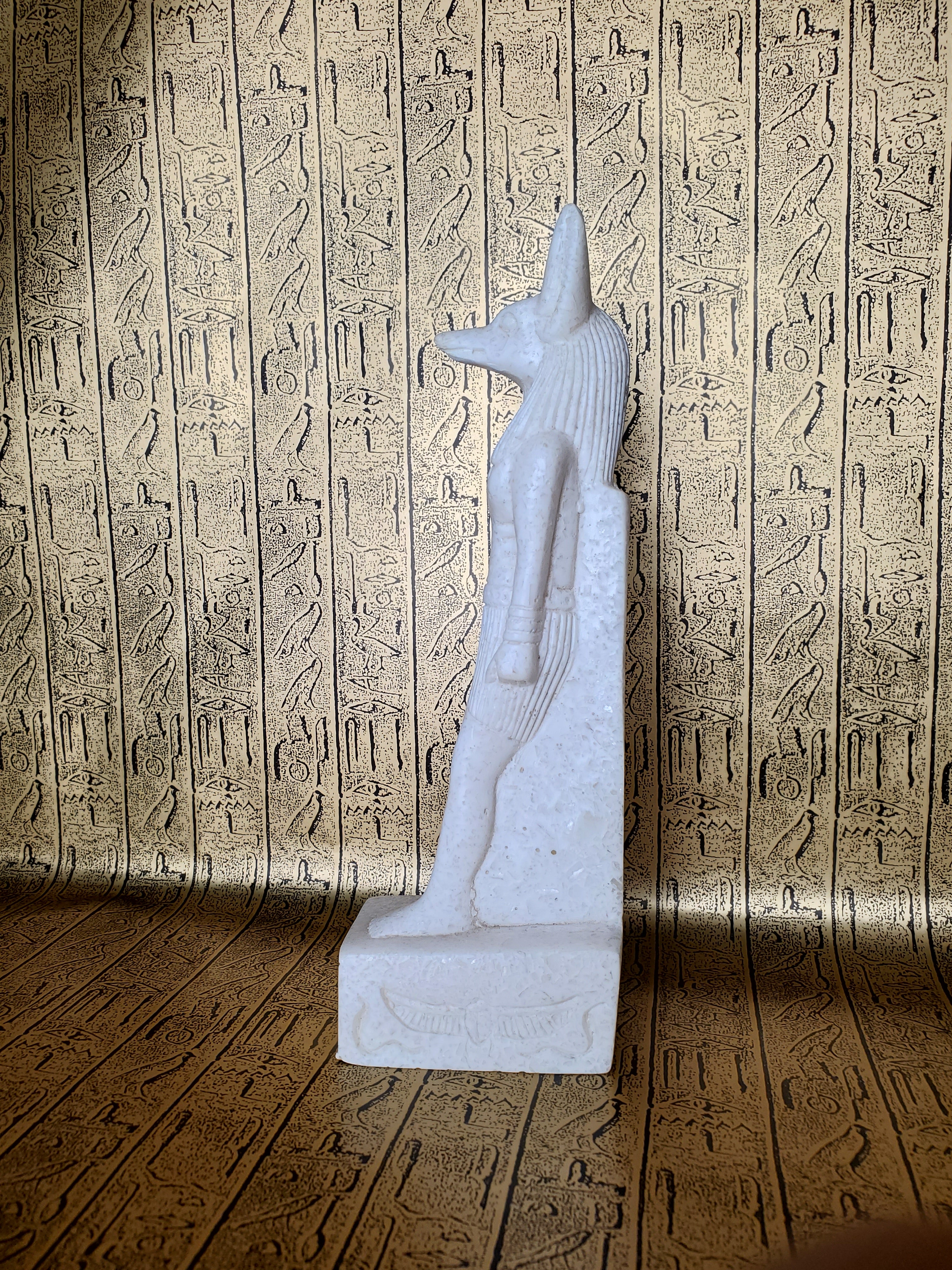 Anubis Alabaster Statue