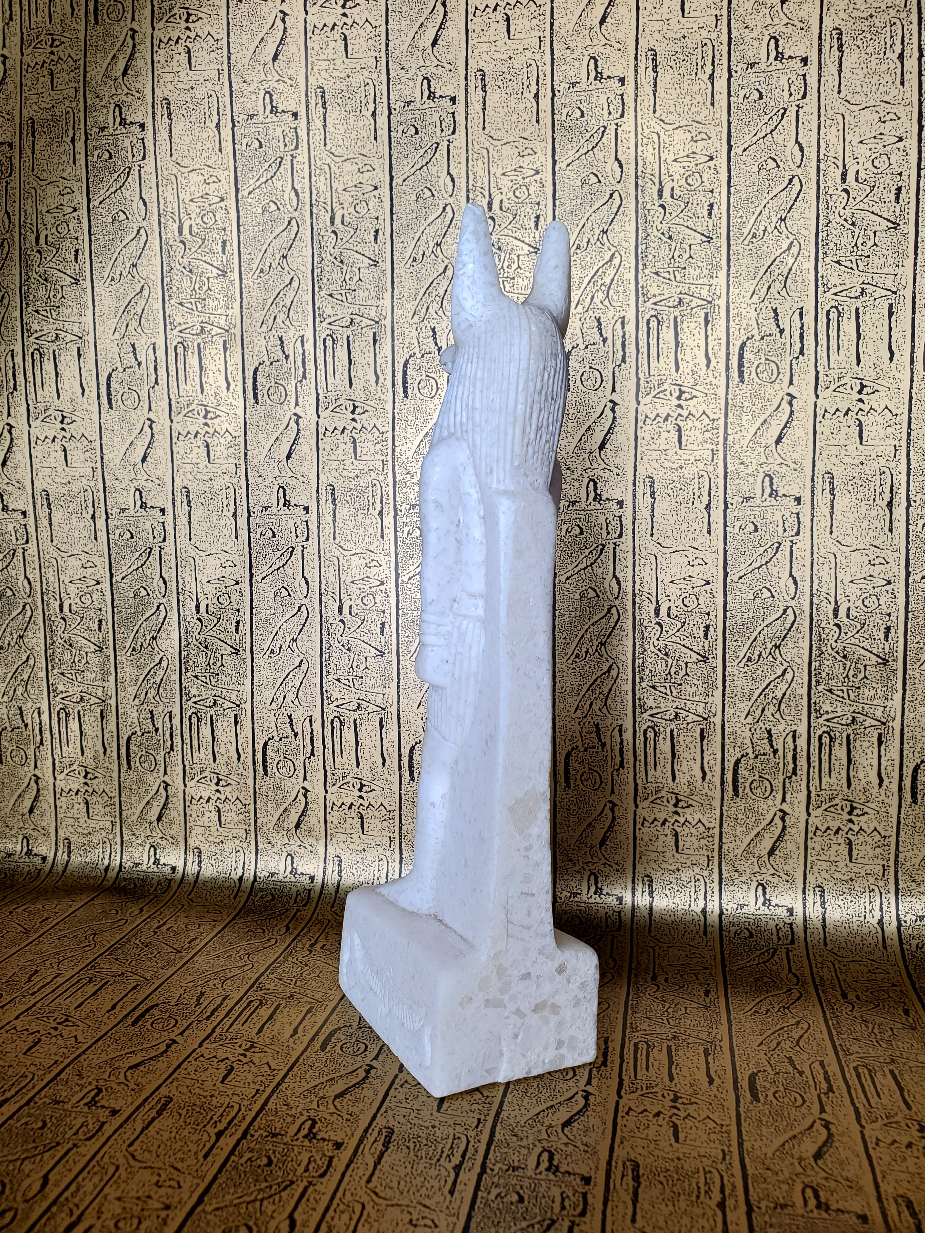 Anubis Alabaster Statue