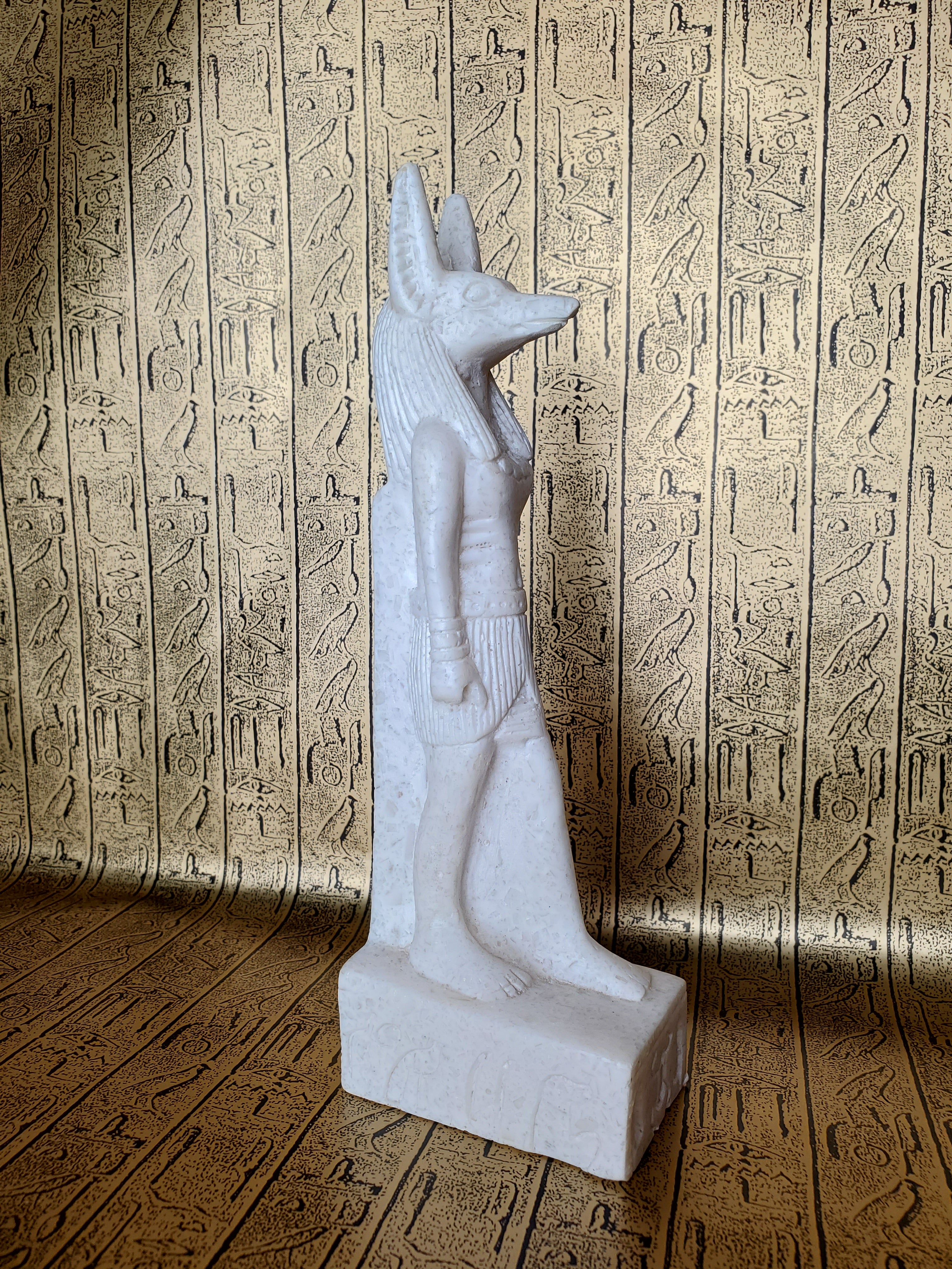 Anubis Alabaster Statue