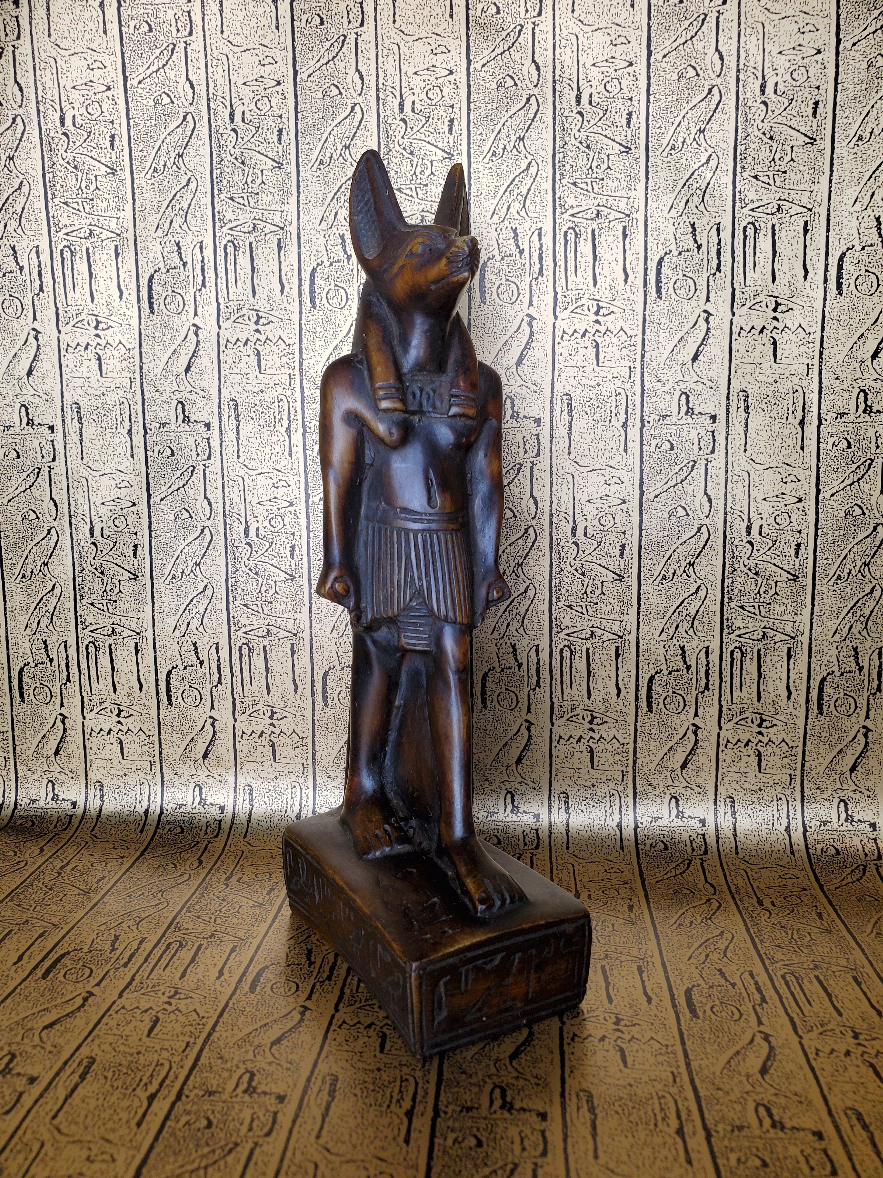 Anubis Stone Statue - Made in Egypt