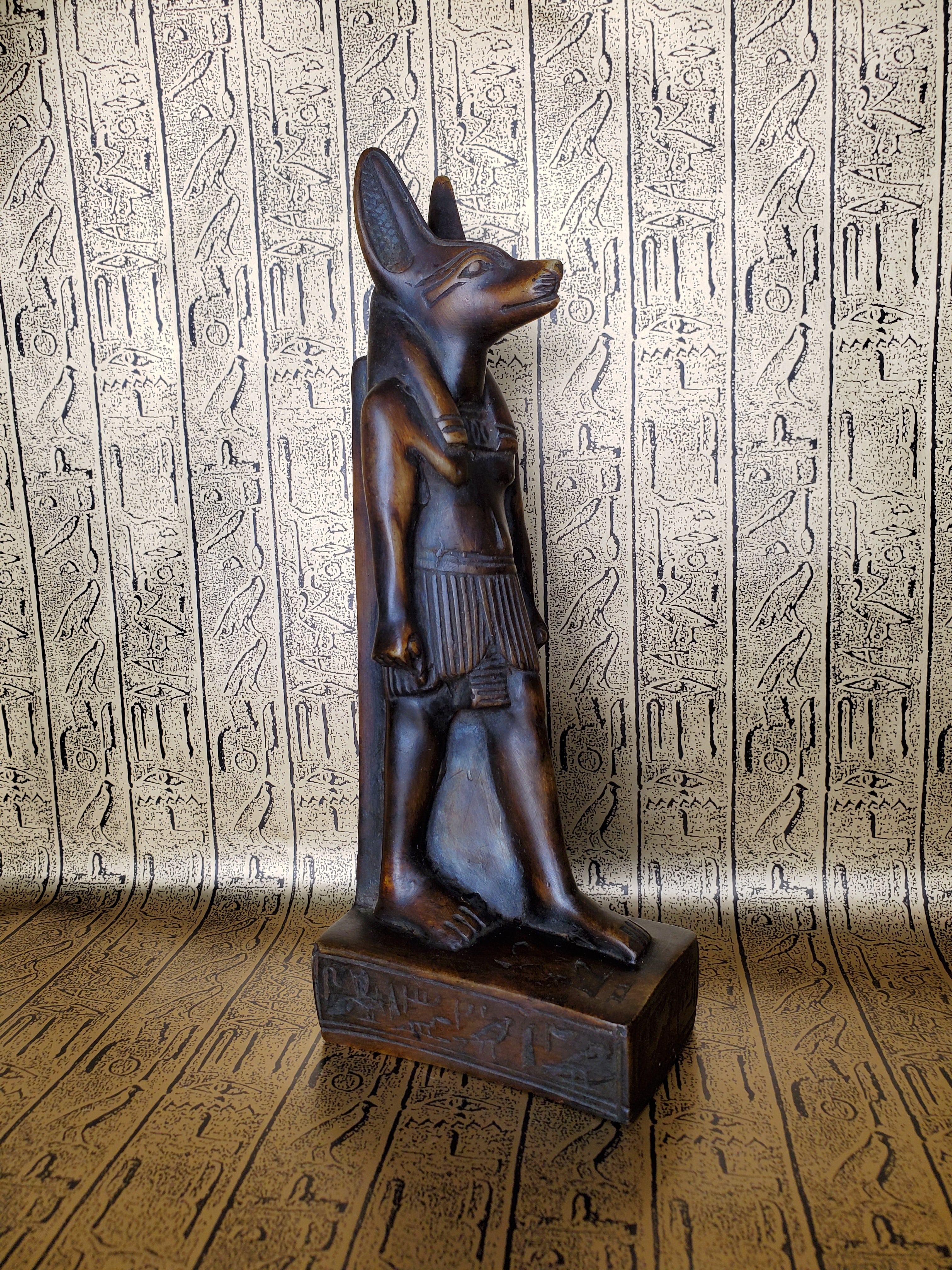 Anubis Stone Statue - Made in Egypt