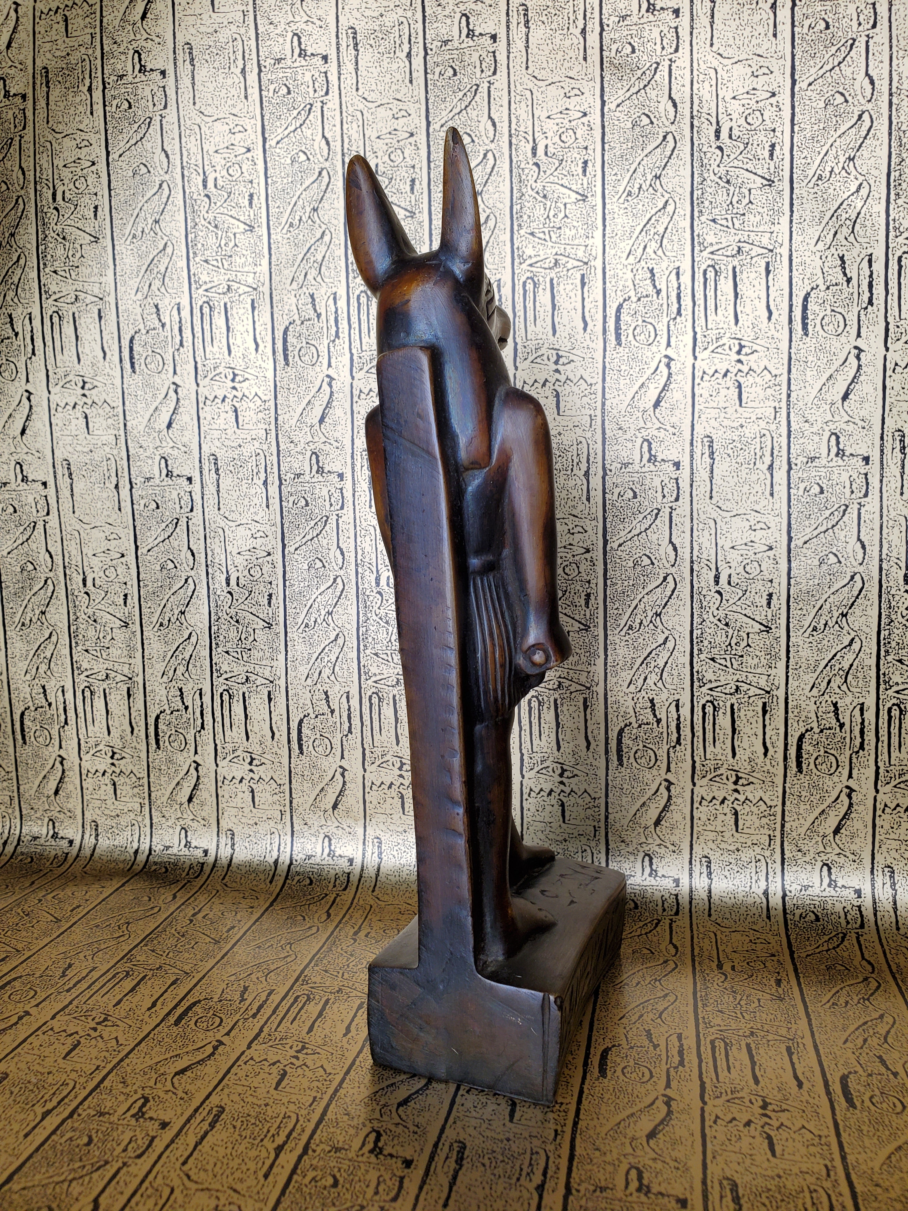 Anubis Stone Statue - Made in Egypt