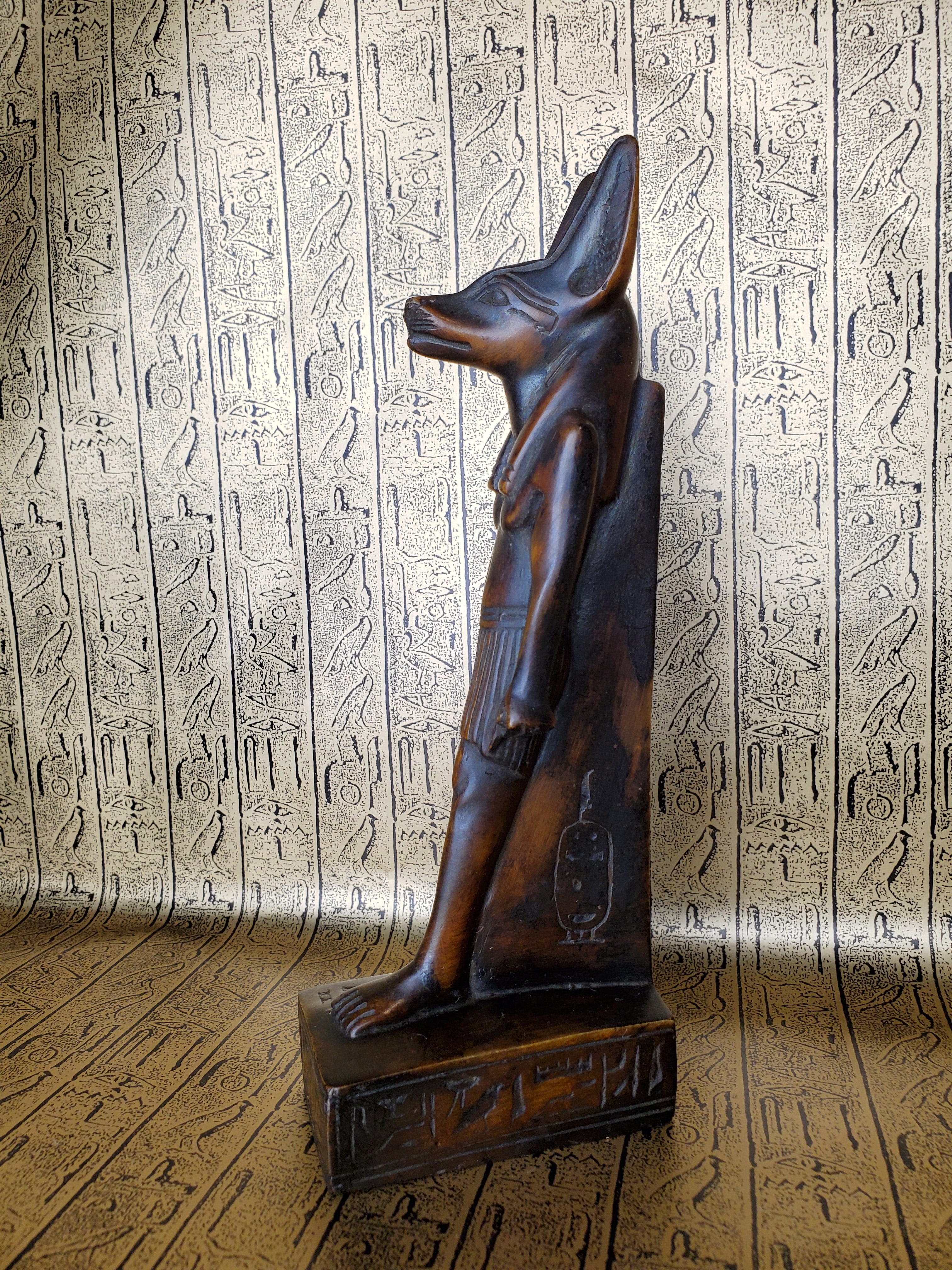 Anubis Stone Statue - Made in Egypt