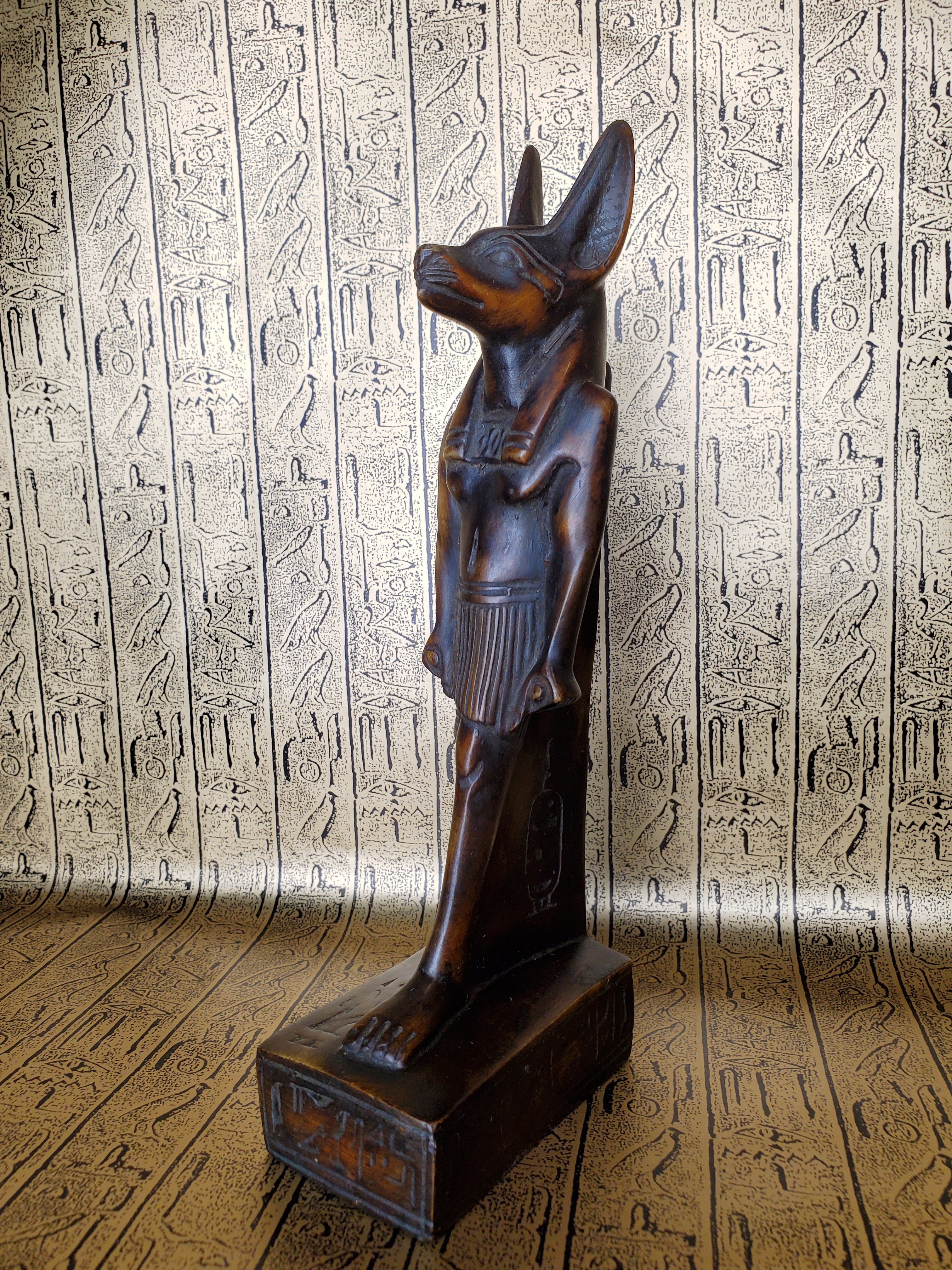 Anubis Stone Statue - Made in Egypt