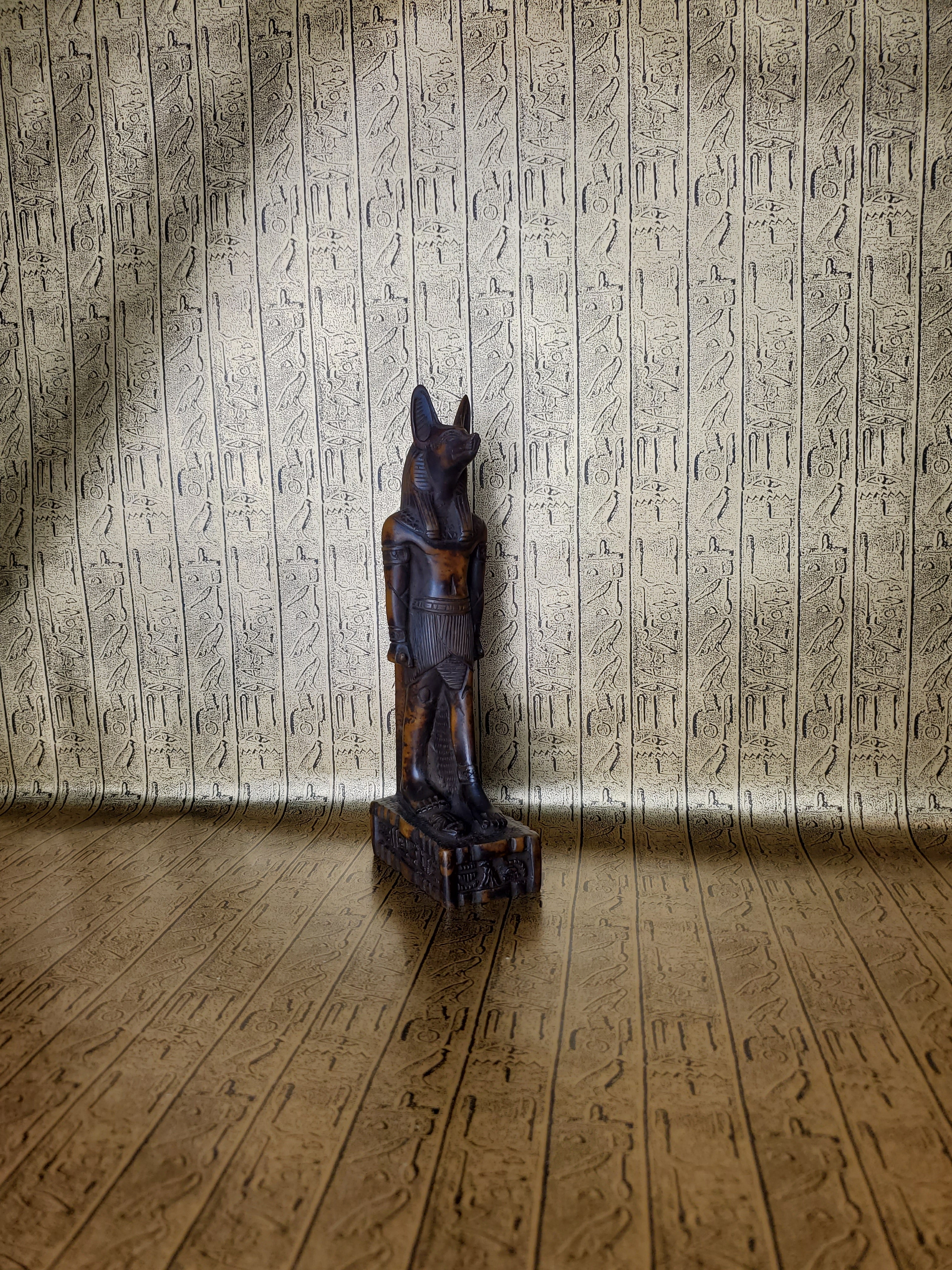 Anubis Stone Statue - Made in Egypt