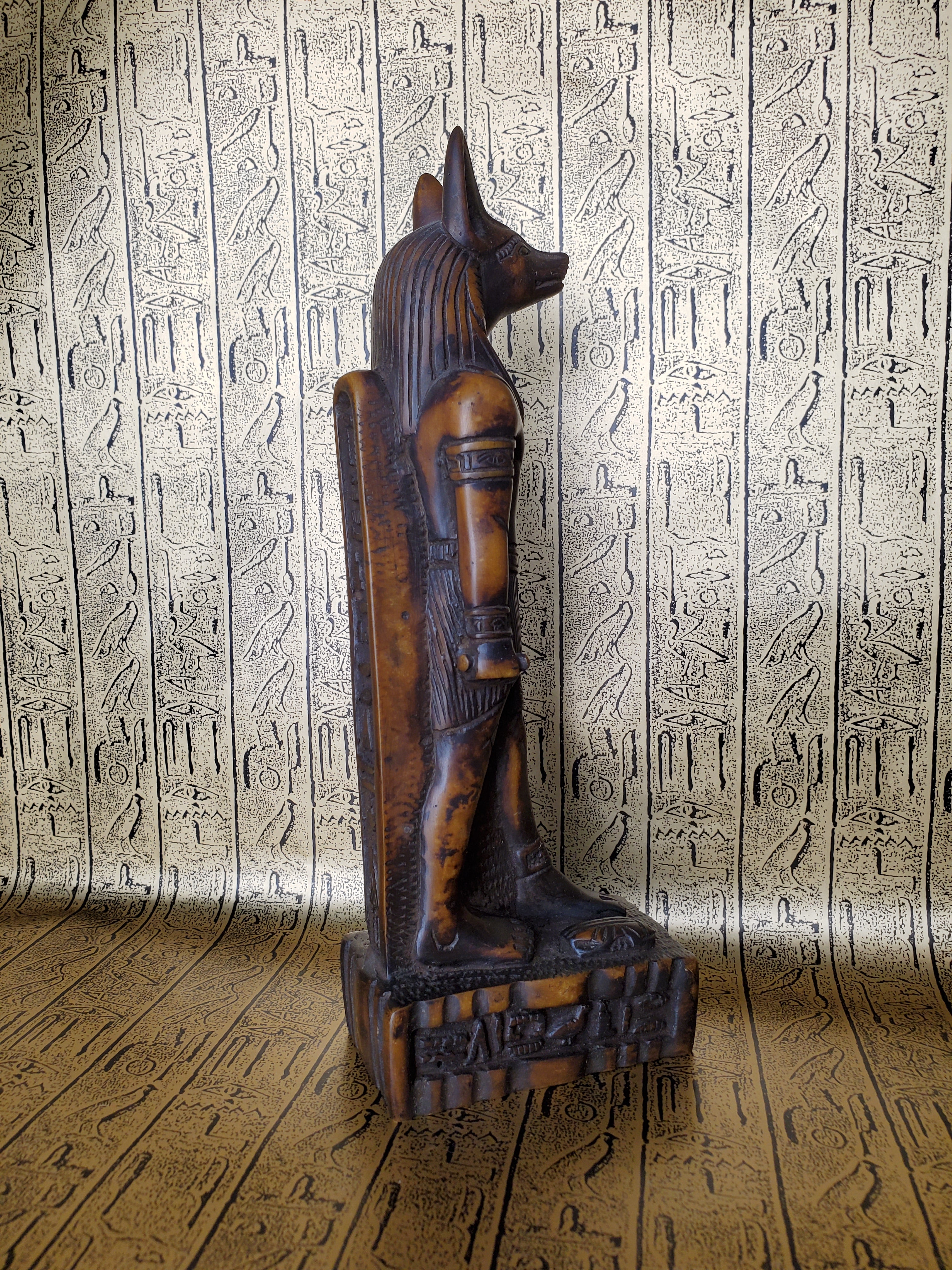 Anubis Stone Statue - Made in Egypt