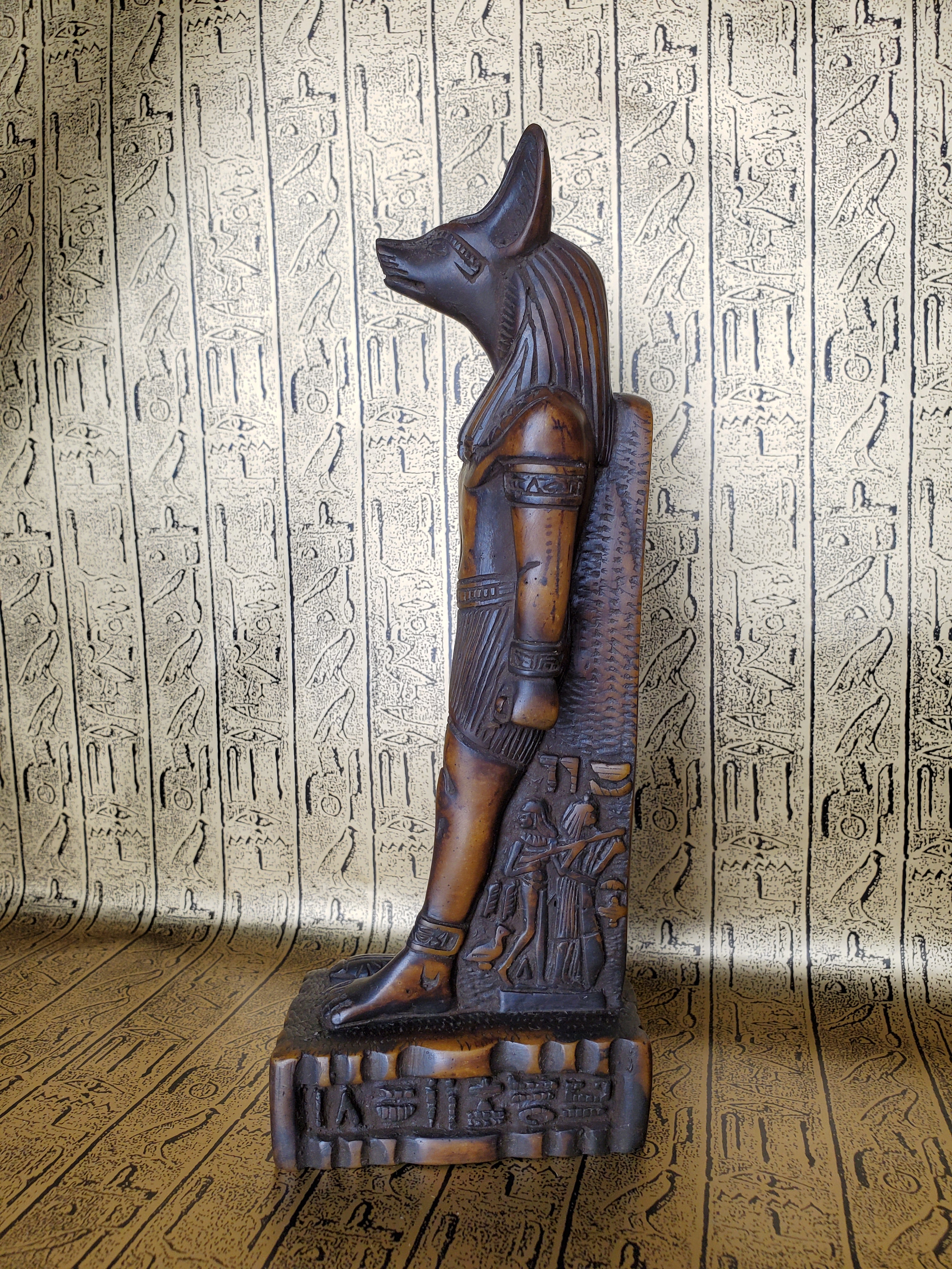 Anubis Stone Statue - Made in Egypt