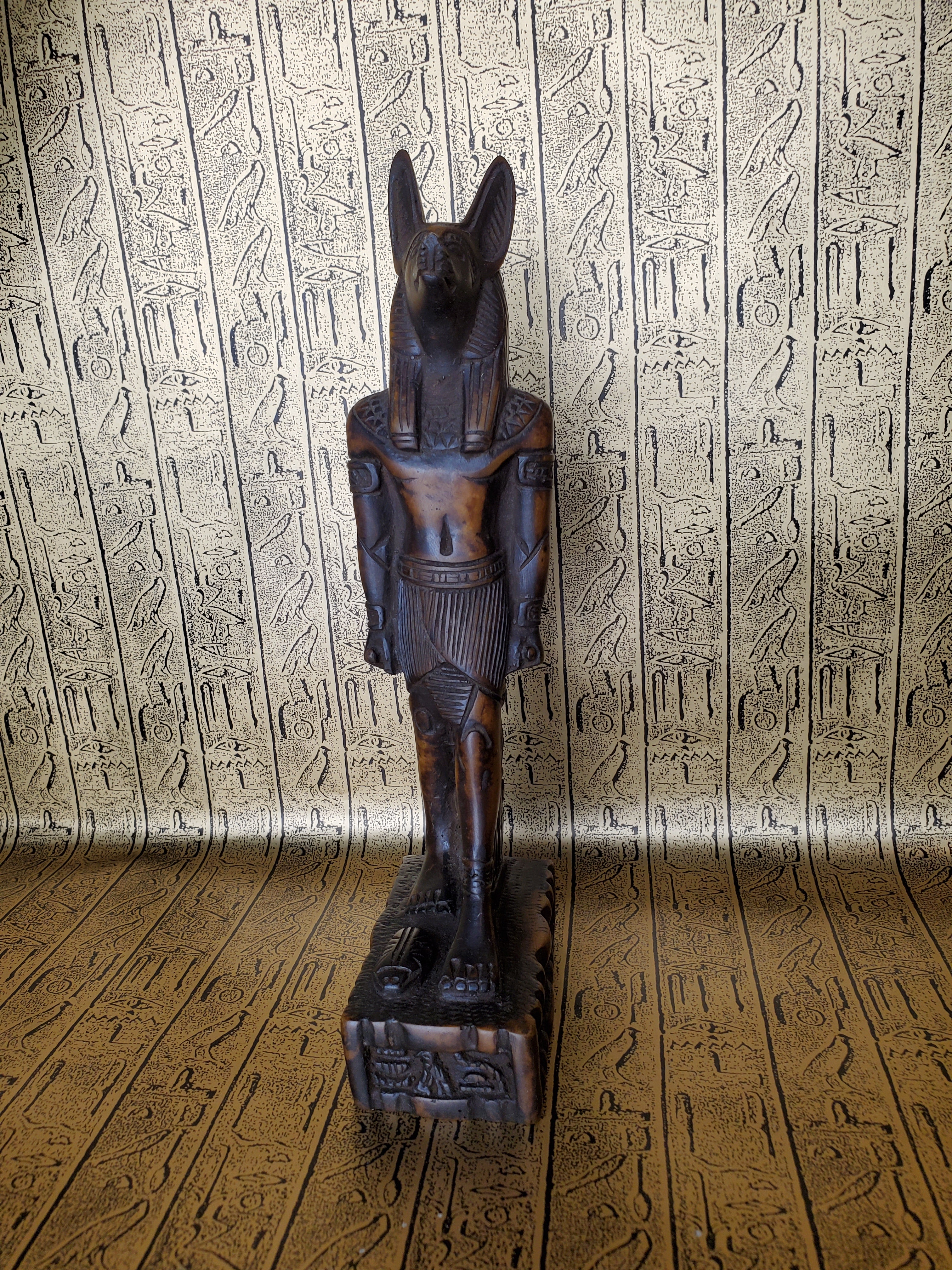 Anubis Stone Statue - Made in Egypt