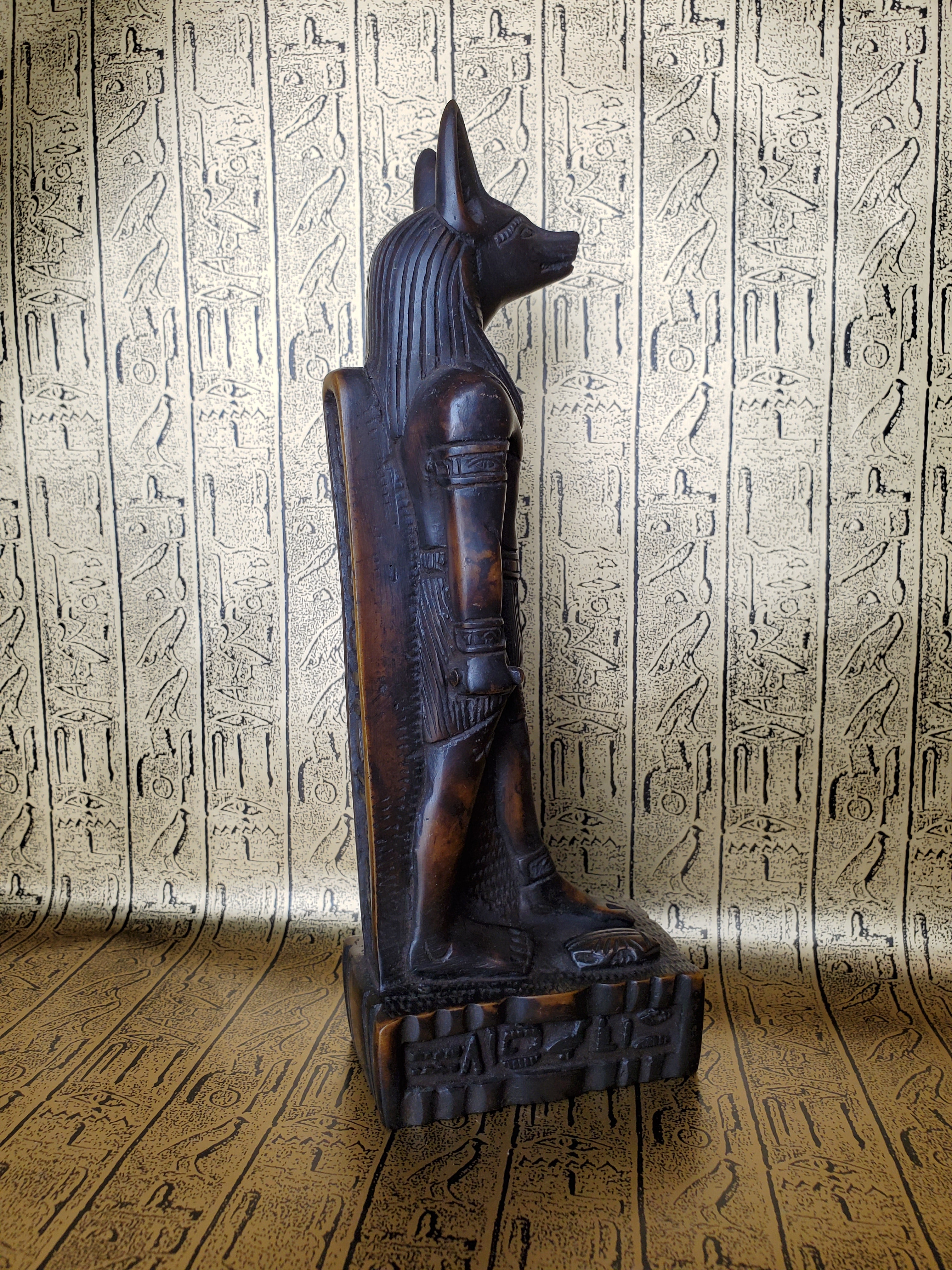 Anubis Stone Statue - Made in Egypt