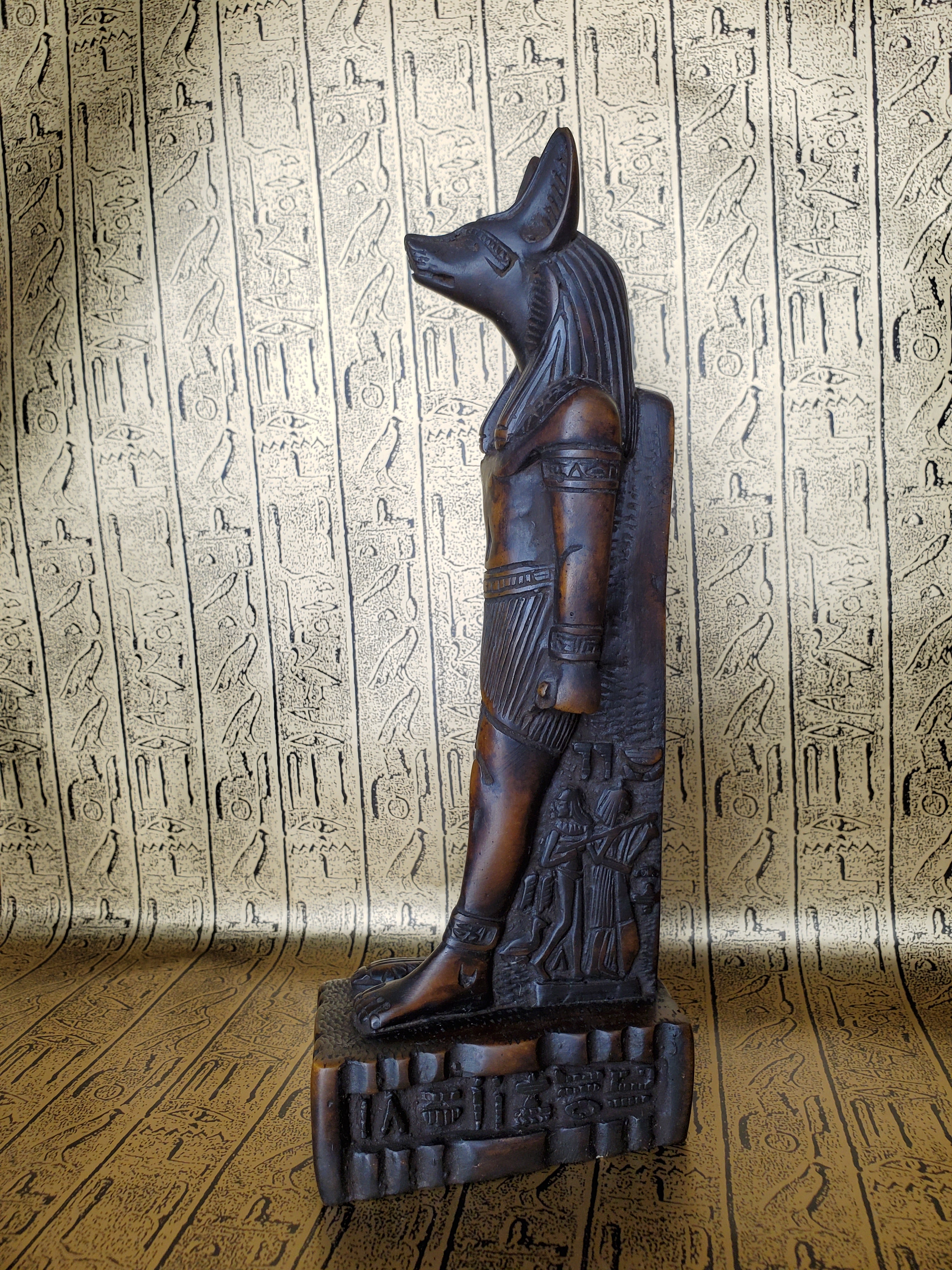 Anubis Stone Statue - Made in Egypt