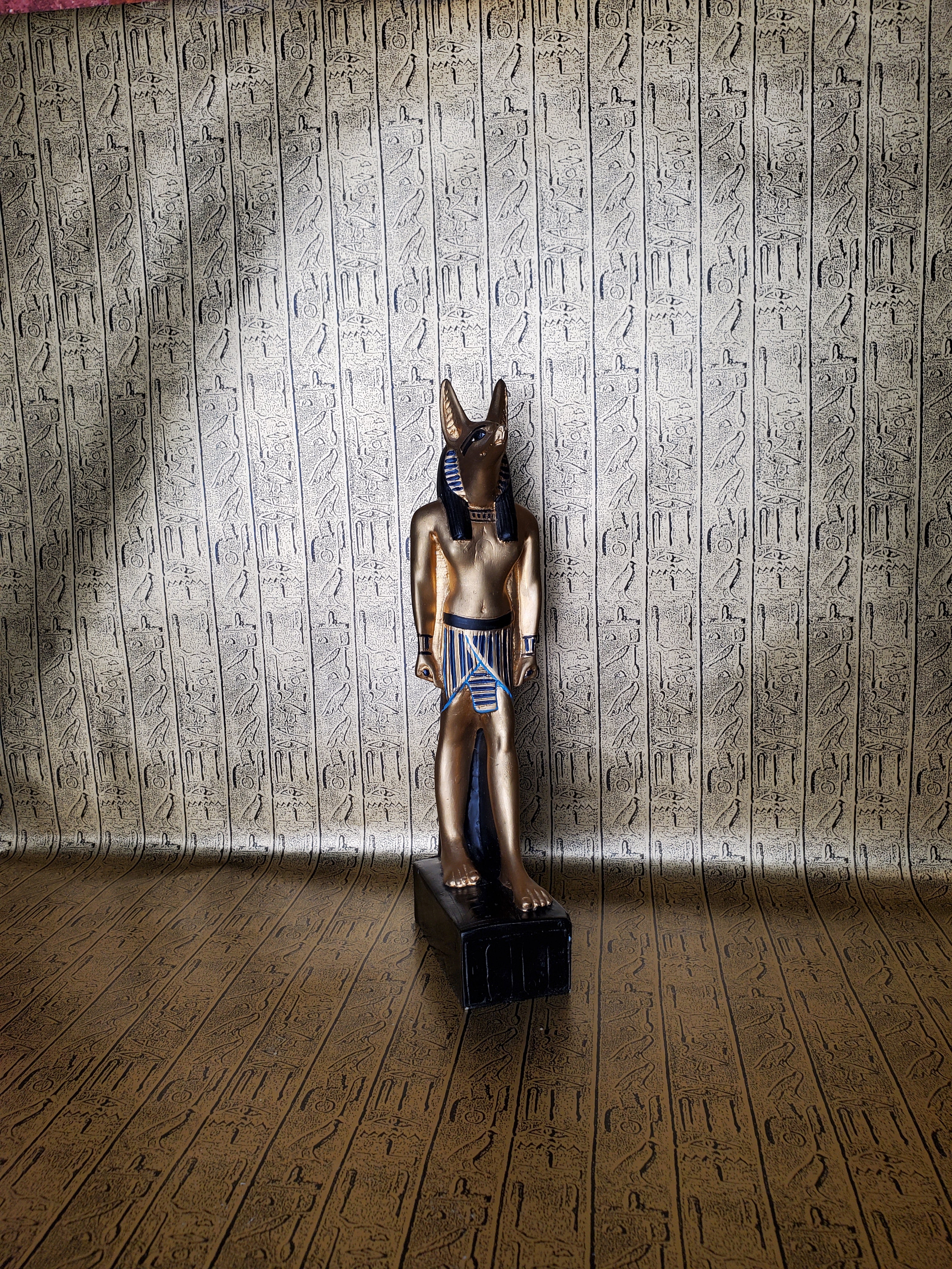 Anubis Stone Statue - Made in Egypt