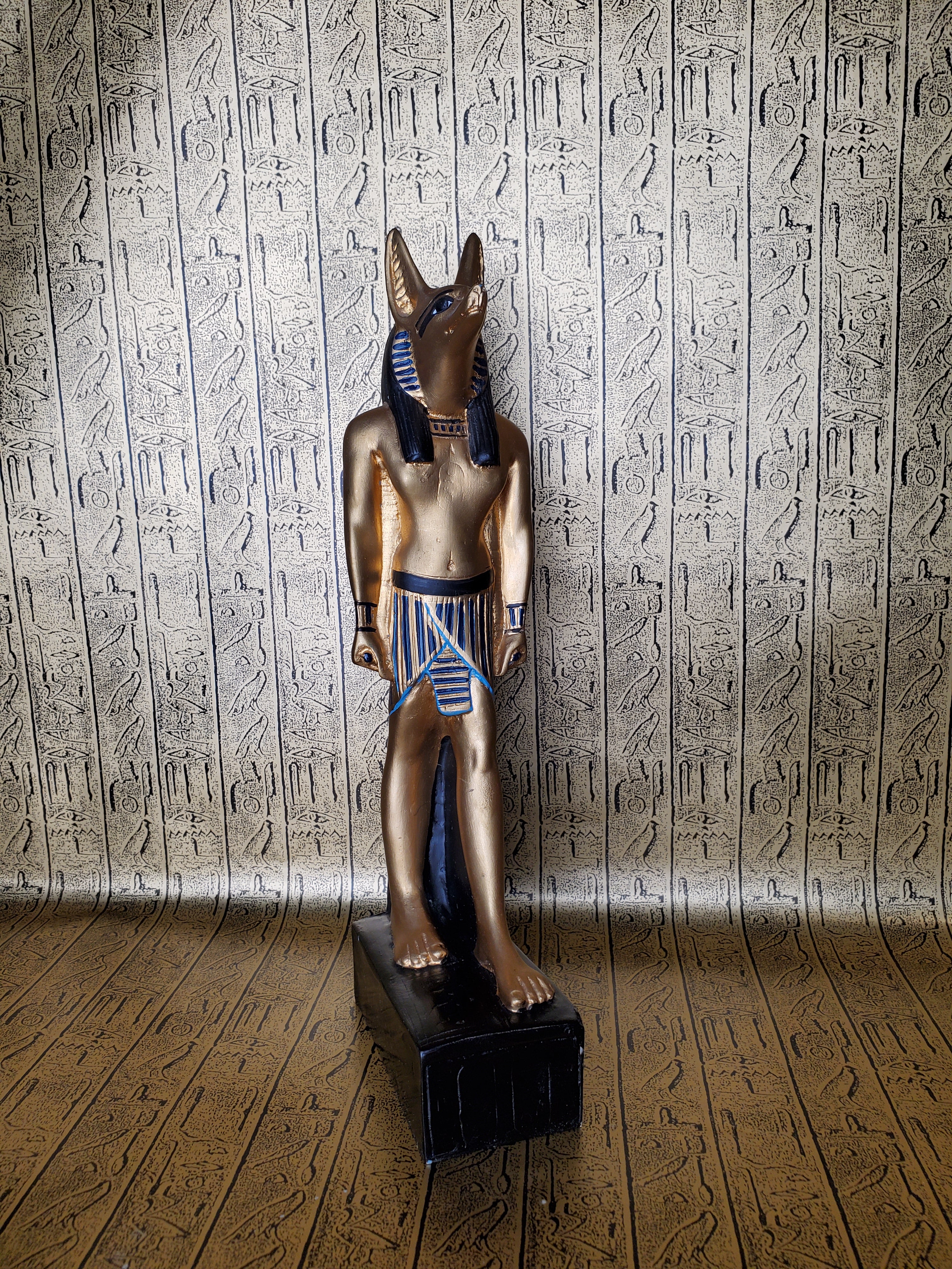 Anubis Stone Statue - Made in Egypt