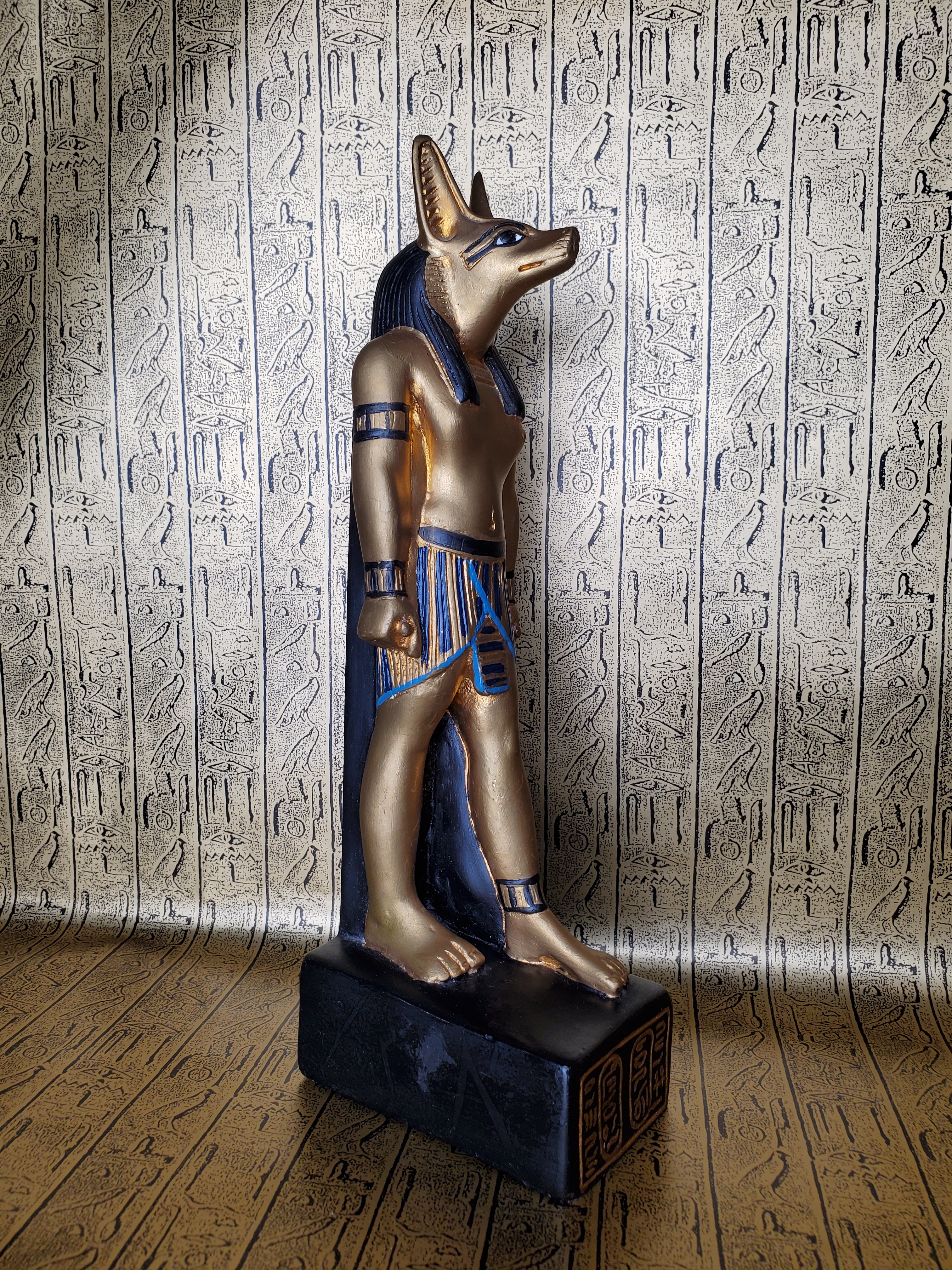 Anubis Stone Statue - Made in Egypt