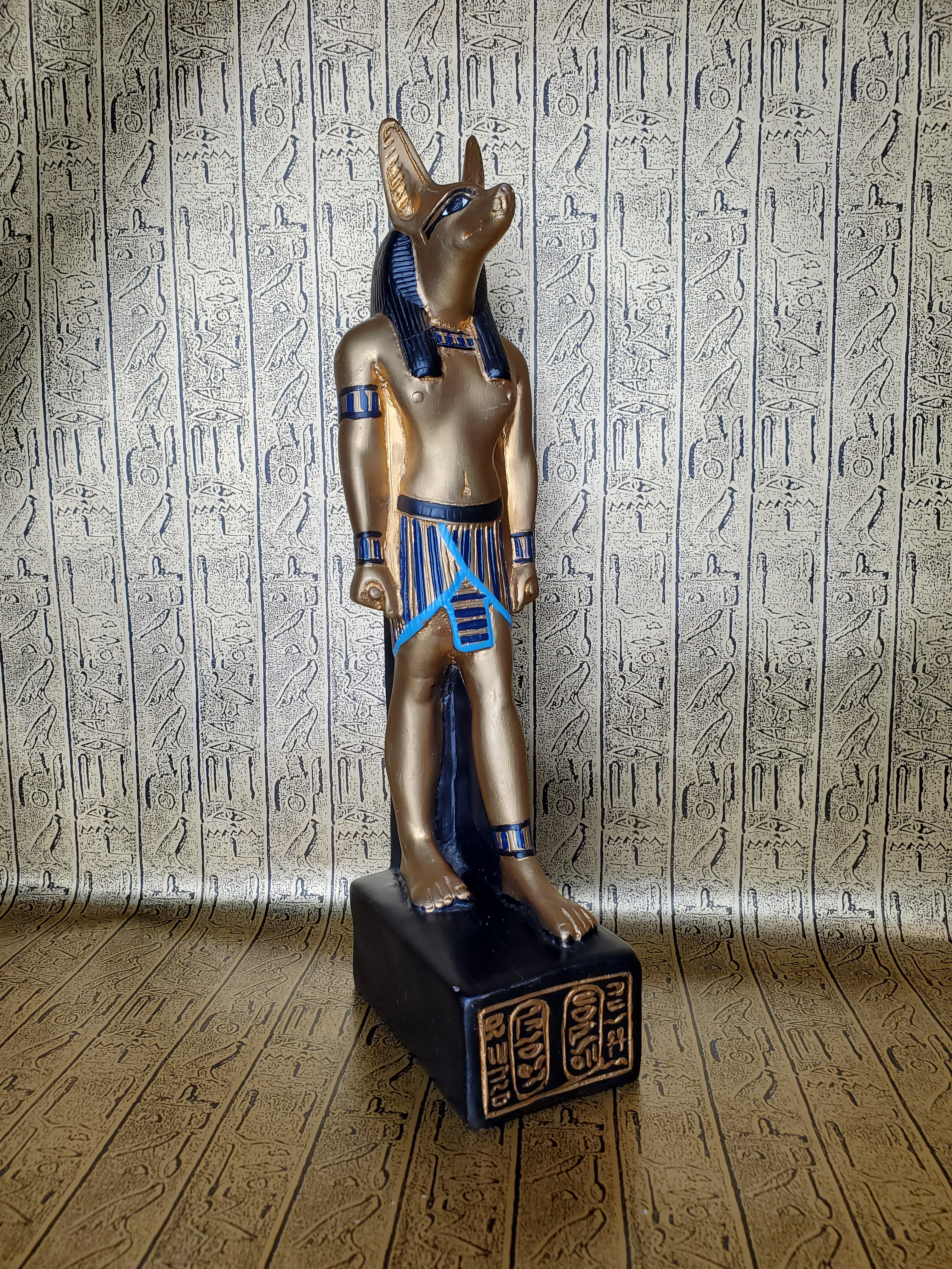 Anubis Stone Statue - Made in Egypt