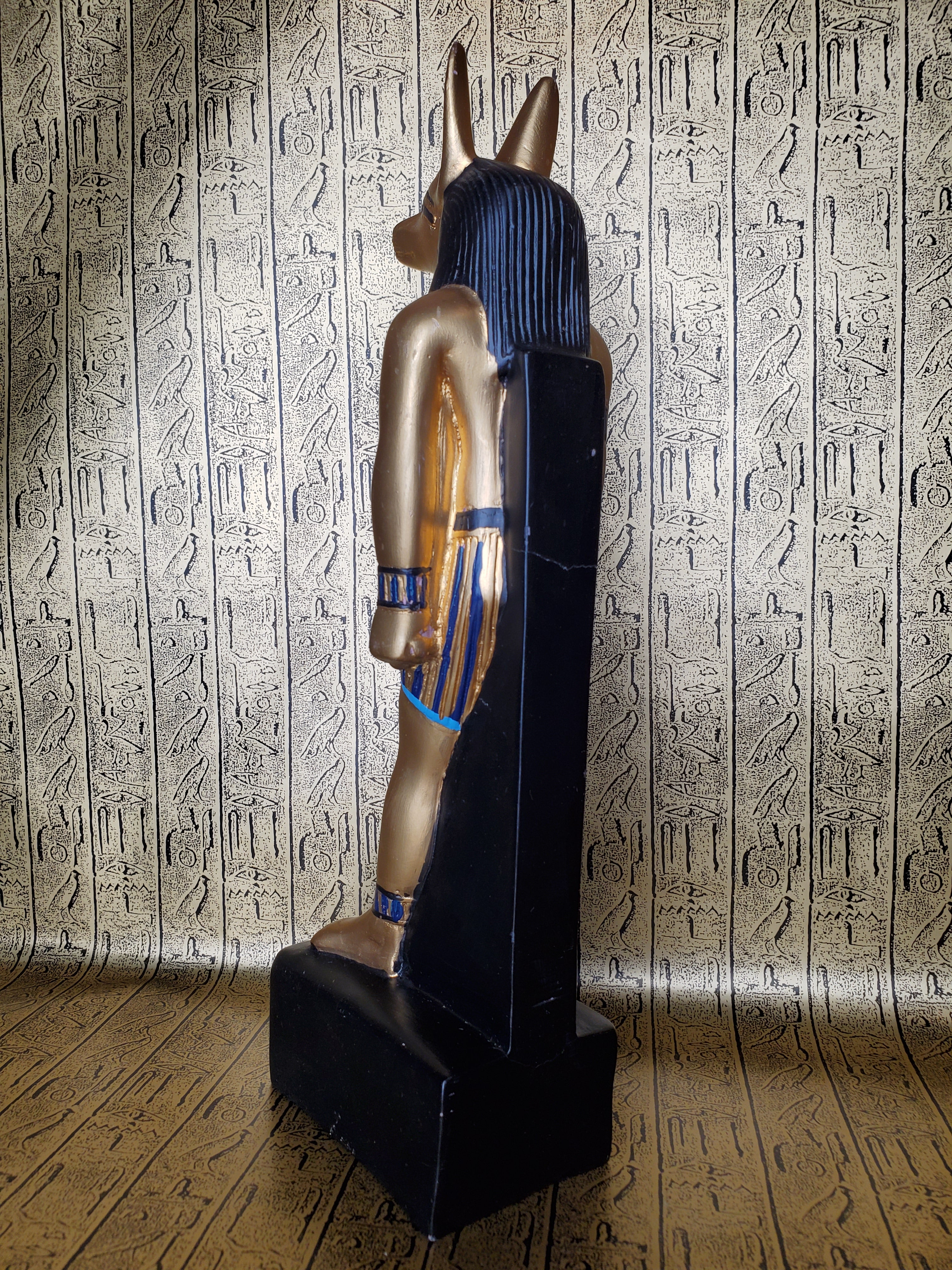 Anubis Stone Statue - Made in Egypt