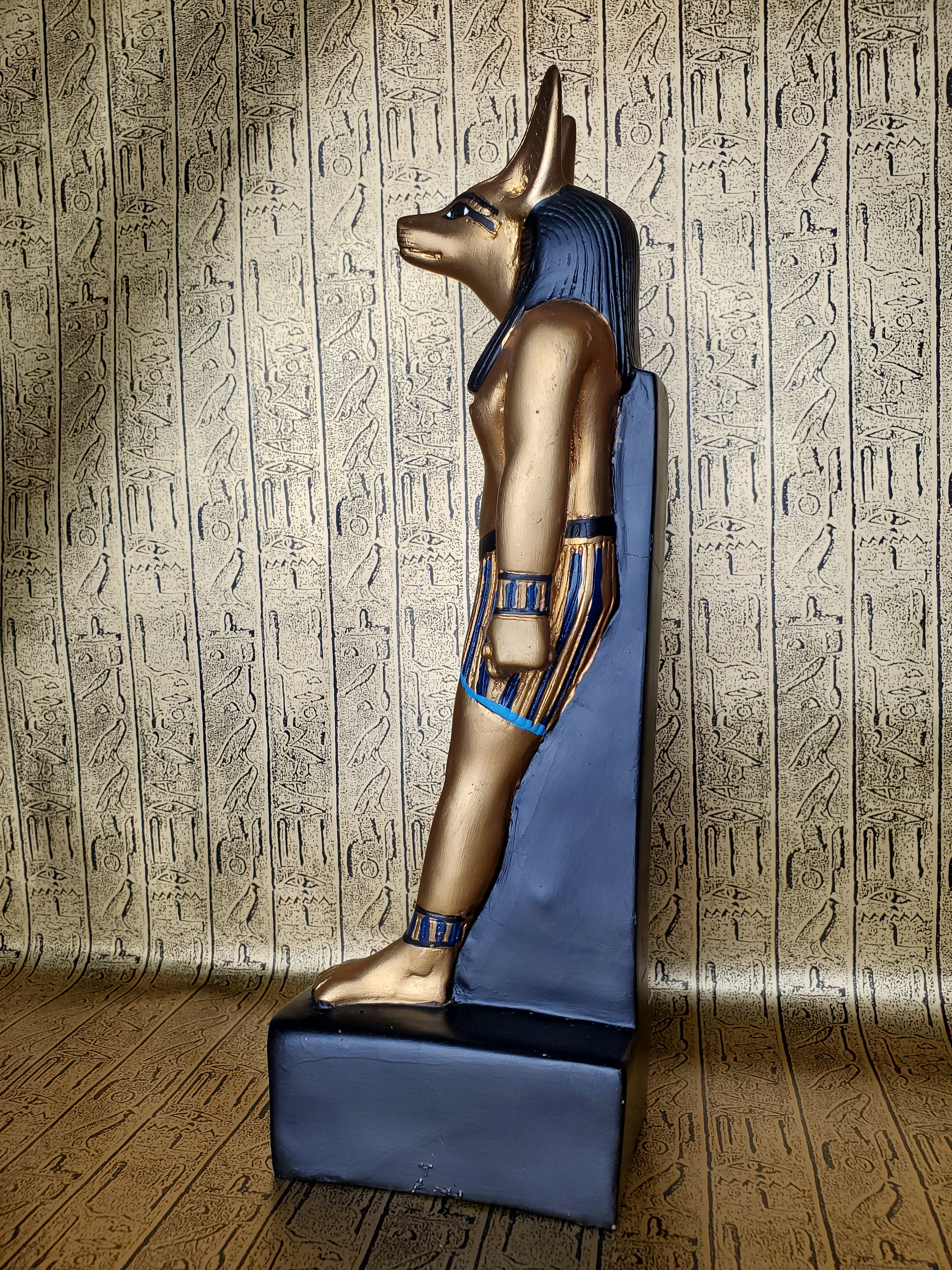 Anubis Stone Statue - Made in Egypt