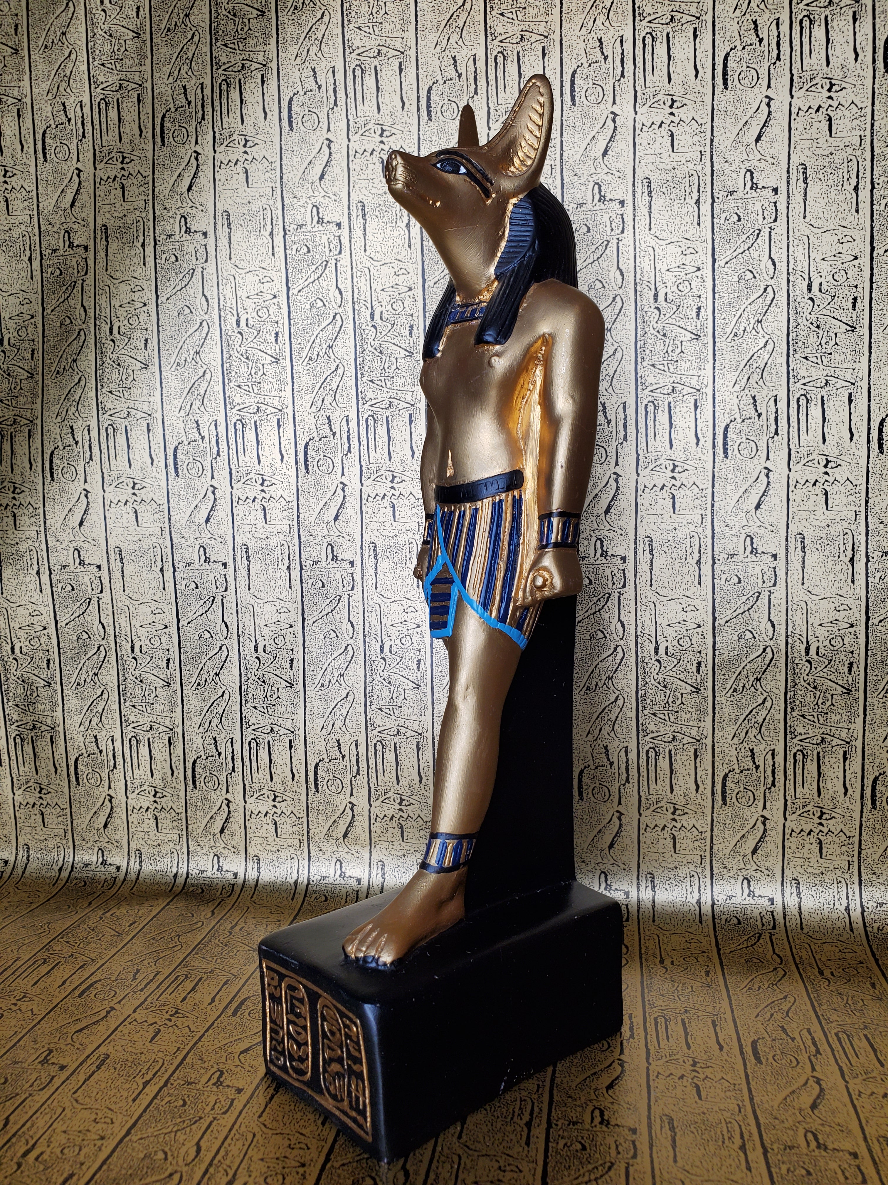 Anubis Stone Statue - Made in Egypt