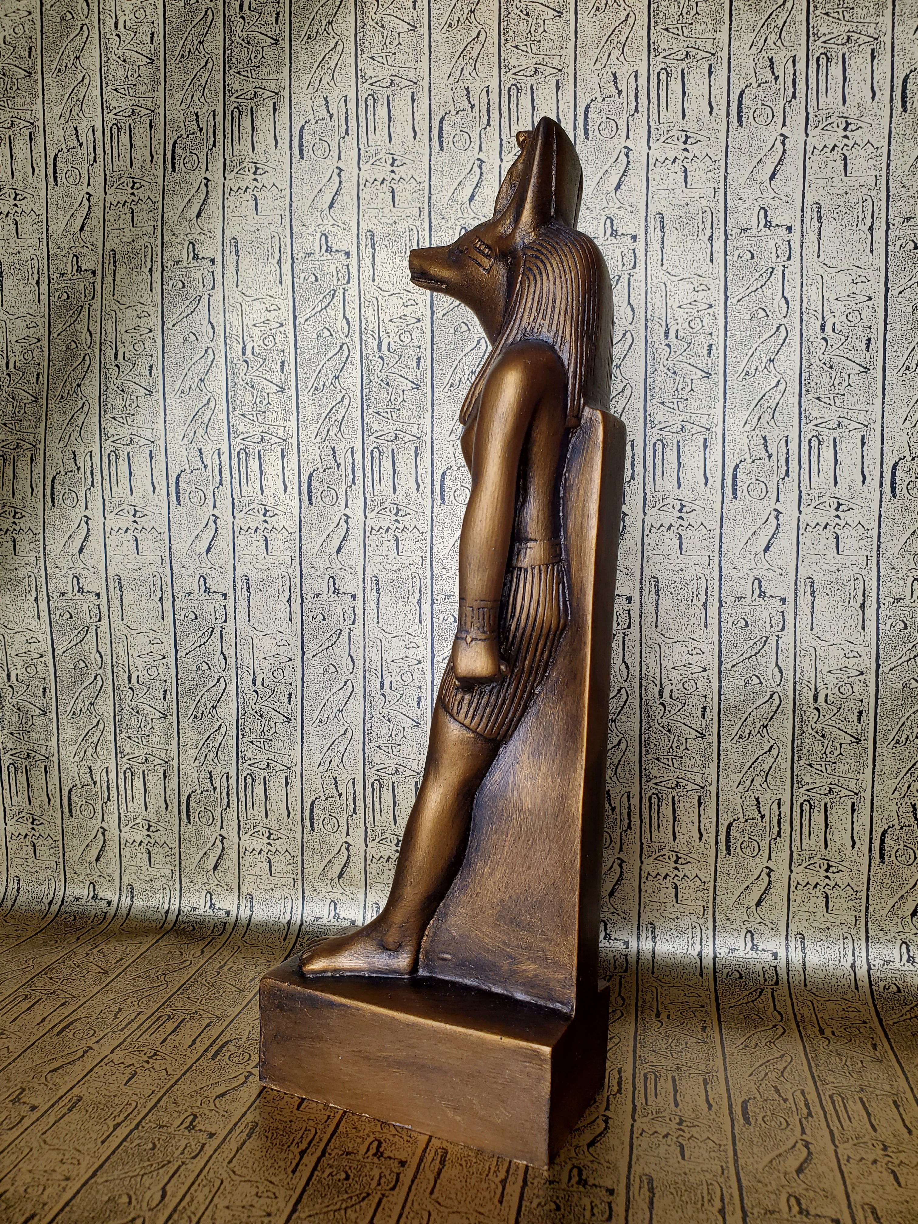 Anubis Stone Statue - Made in Egypt