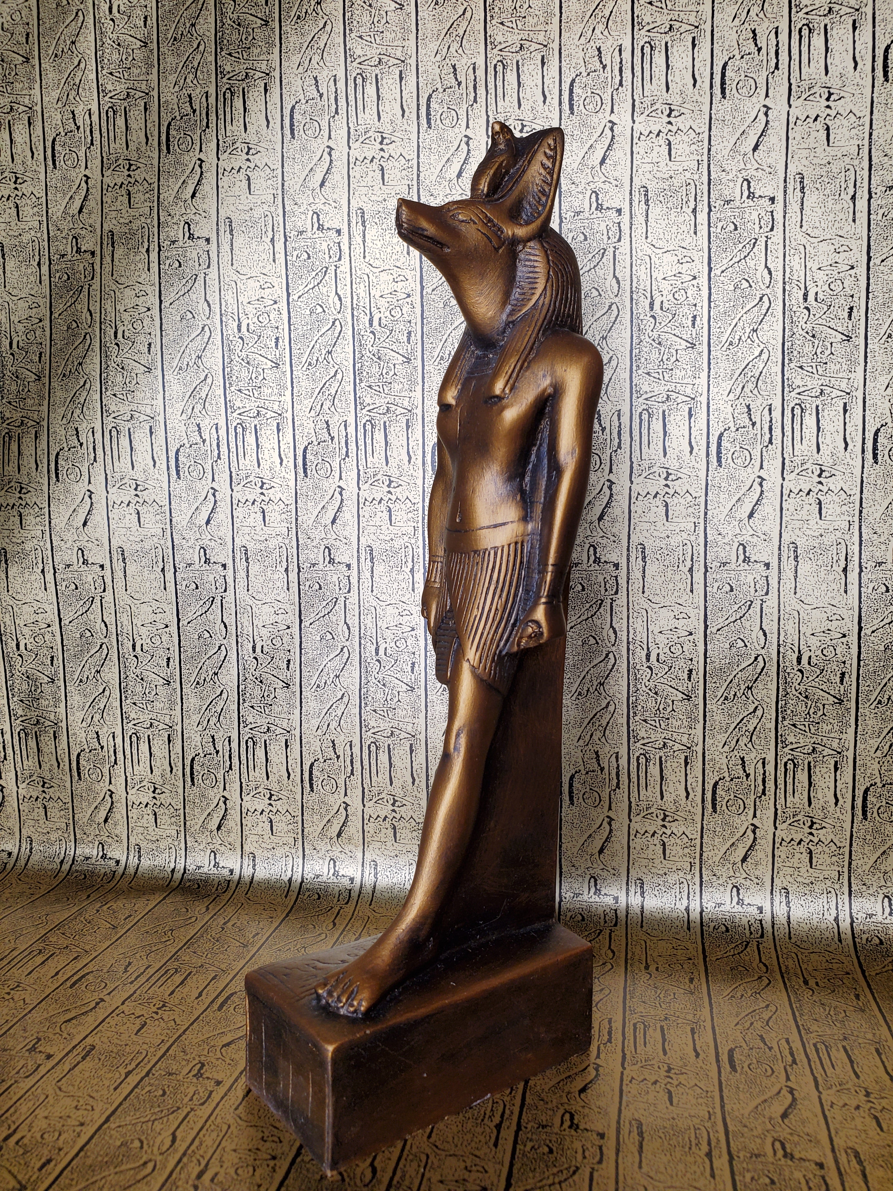 Anubis Stone Statue - Made in Egypt