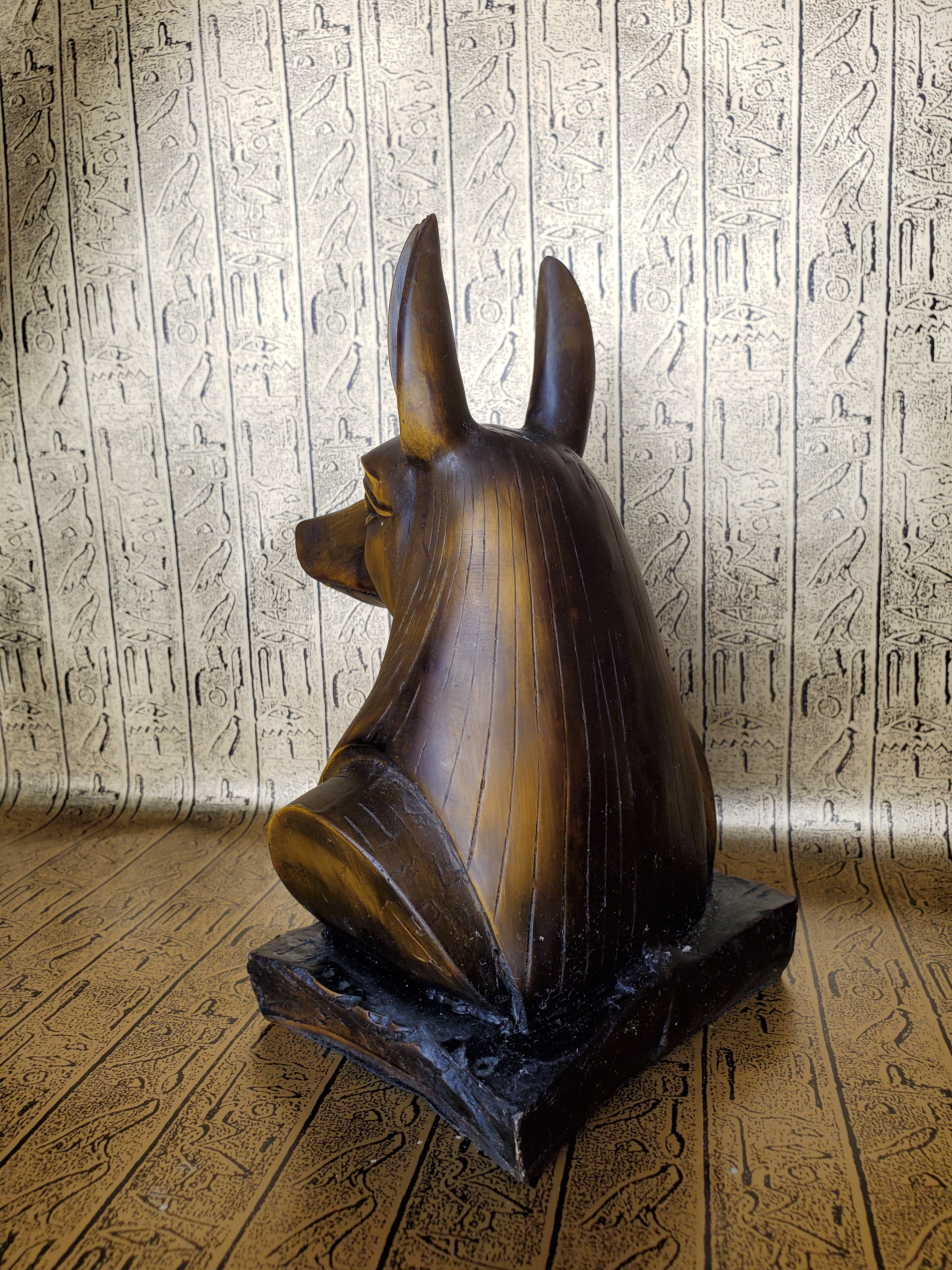 Anubis Bust Statue - Made in Egypt