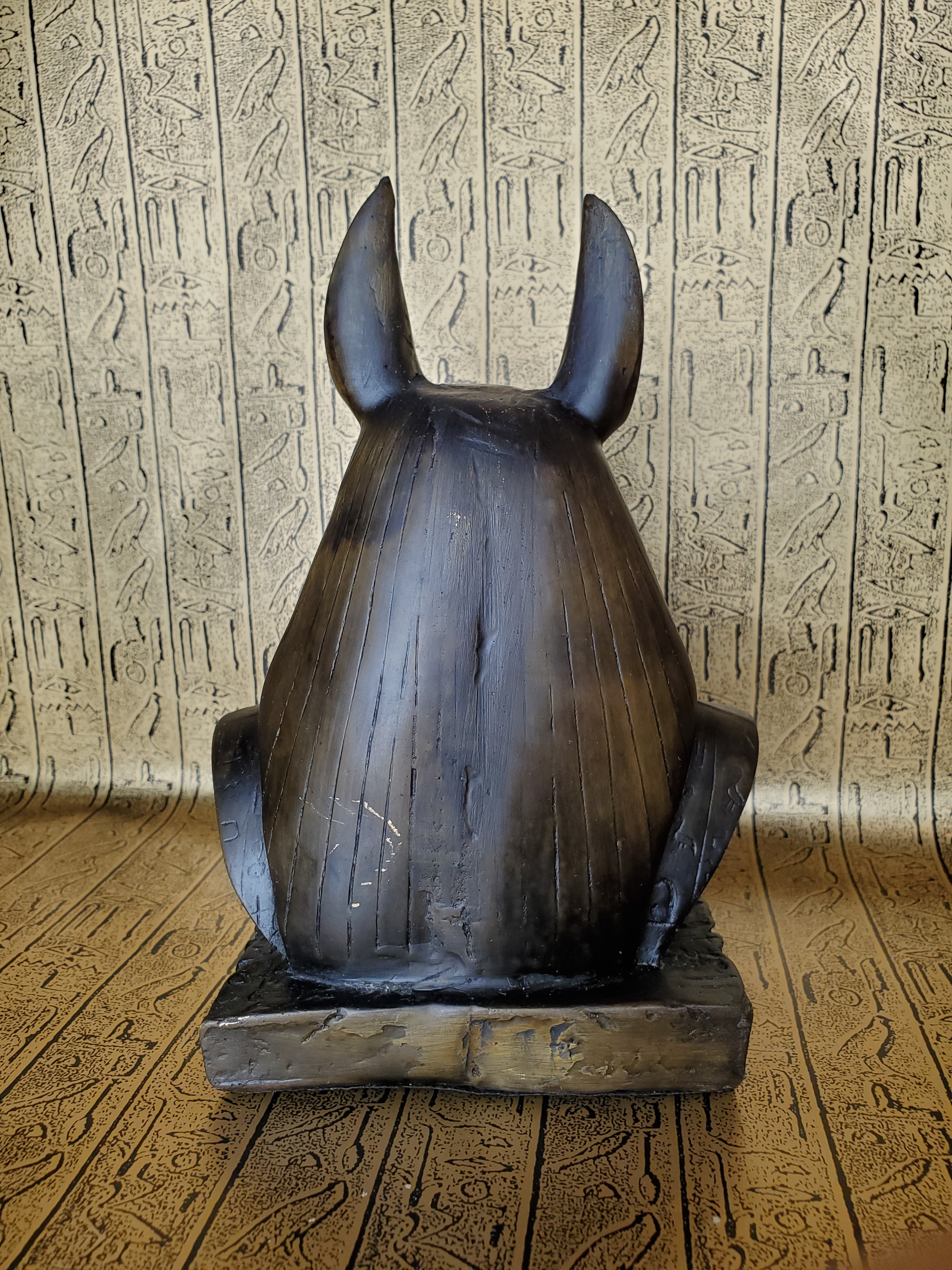 Anubis Bust Statue - Made in Egypt